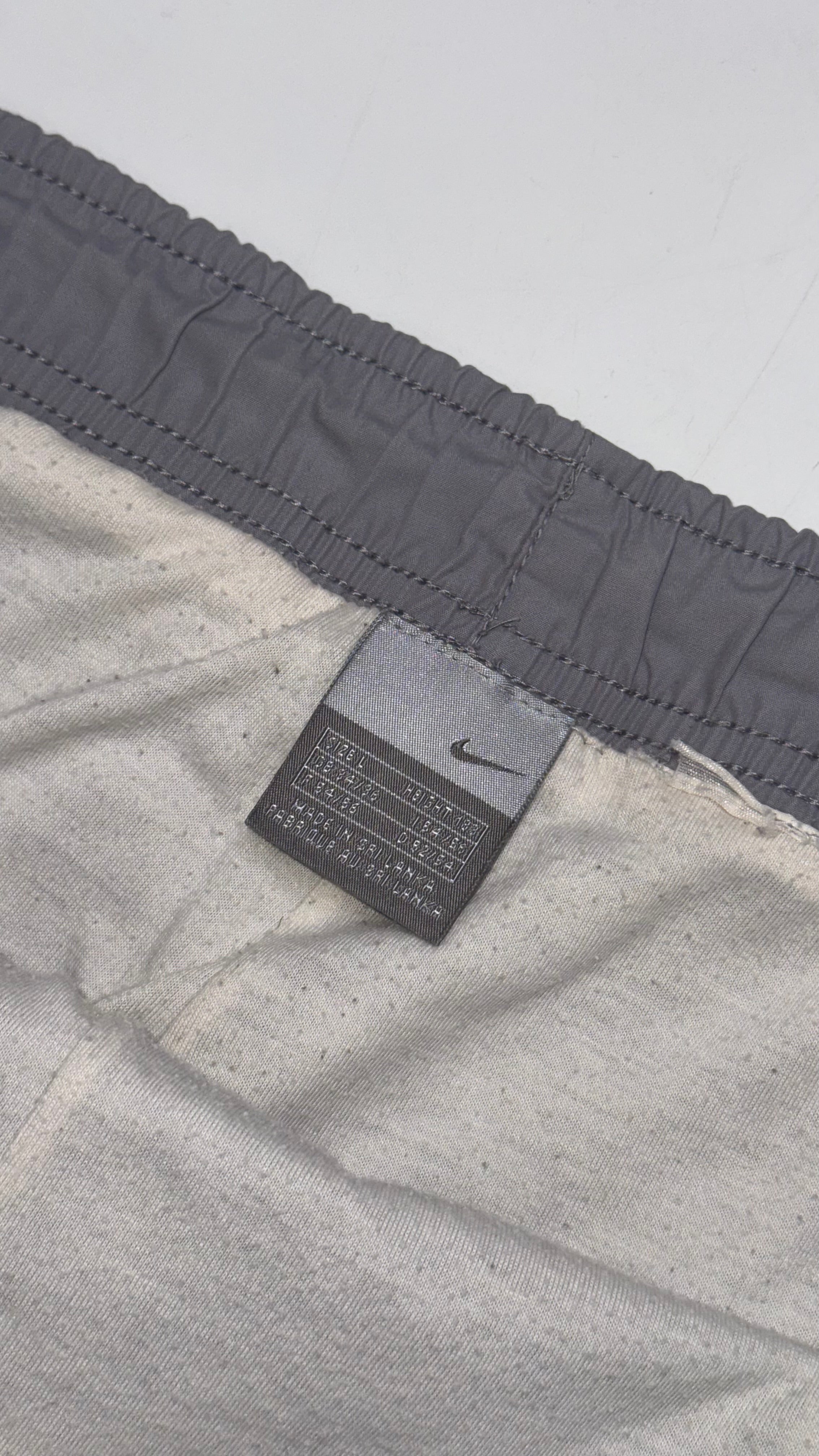2000s Grey Nike Track Parachute Pants