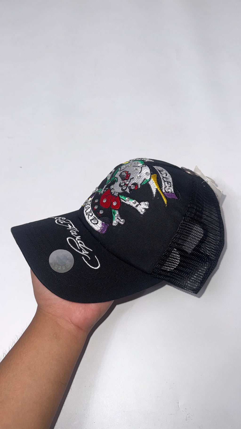 Y2K Ed hardy “Heart Skull” Cap