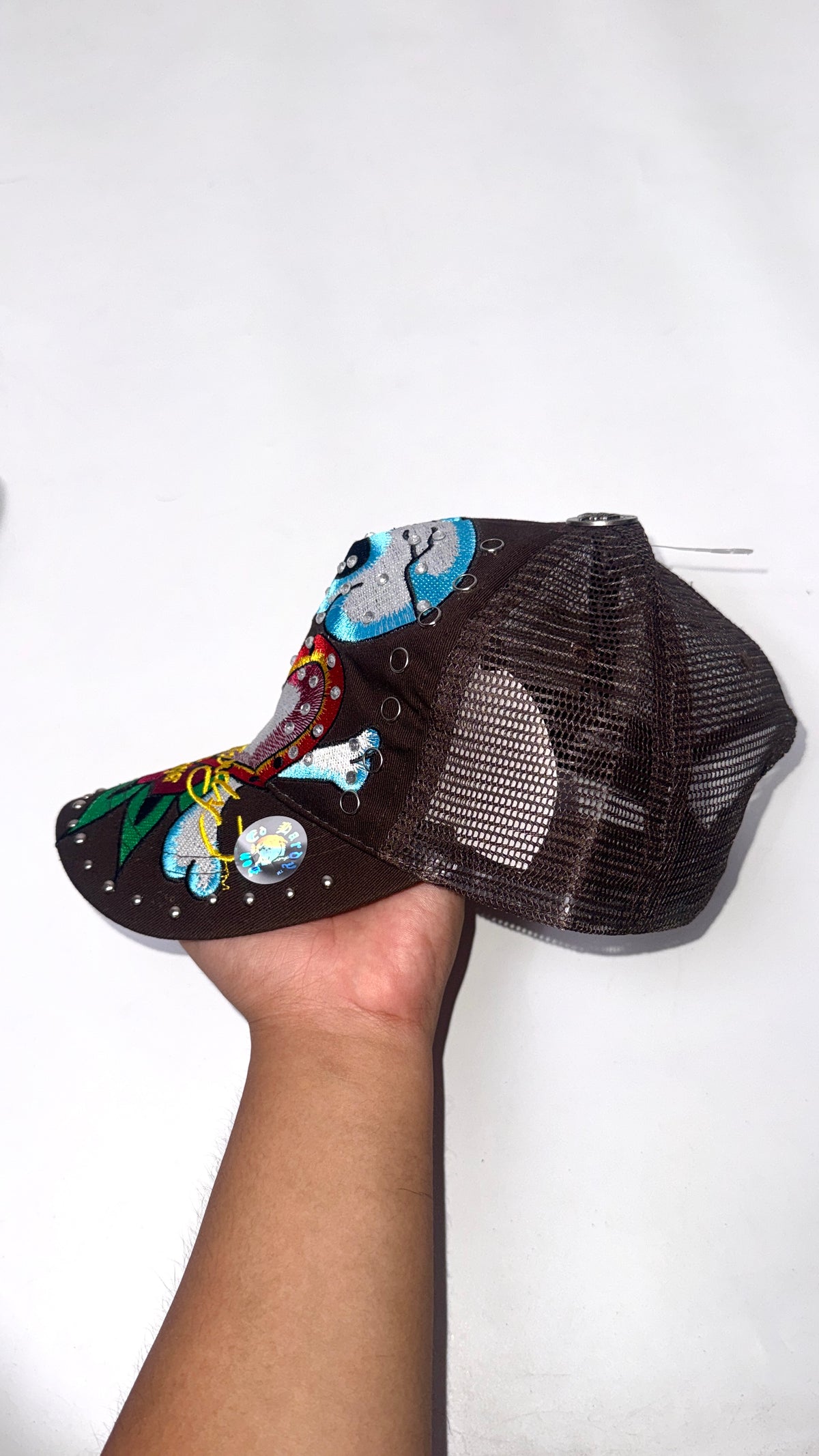 Y2K Ed hardy “Heart Flower” Cap