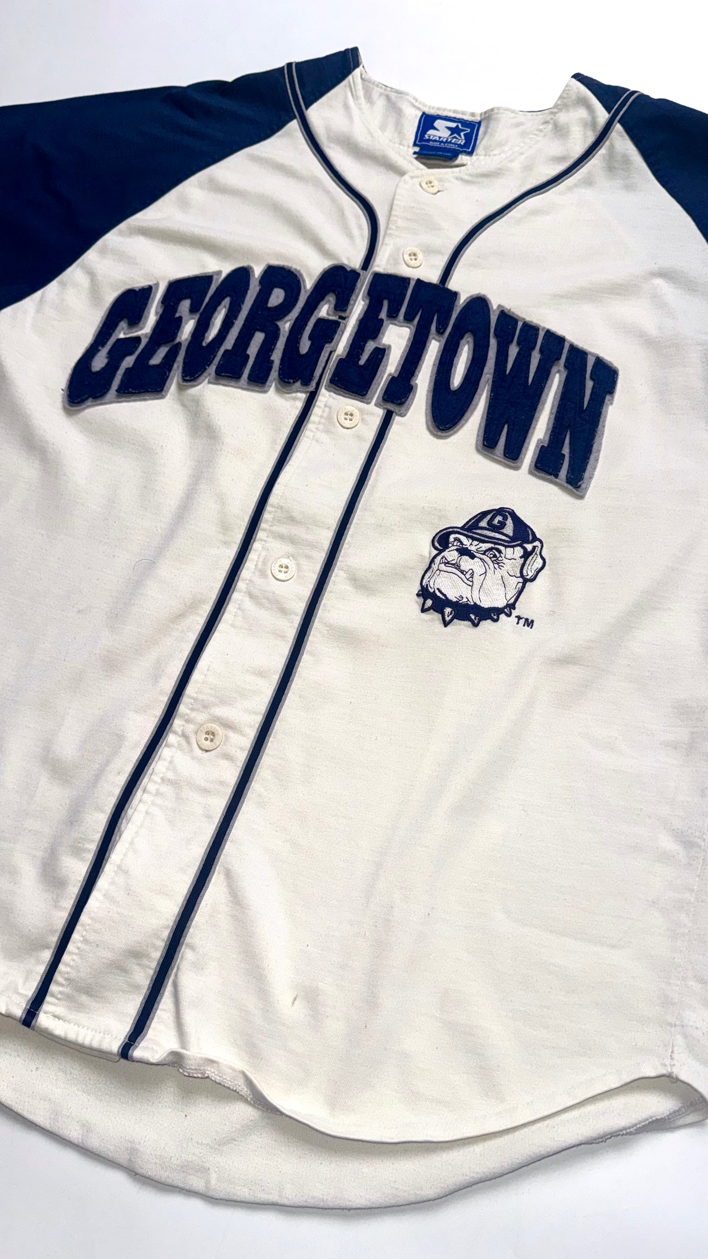 90s Georgetown Baseball Jersey