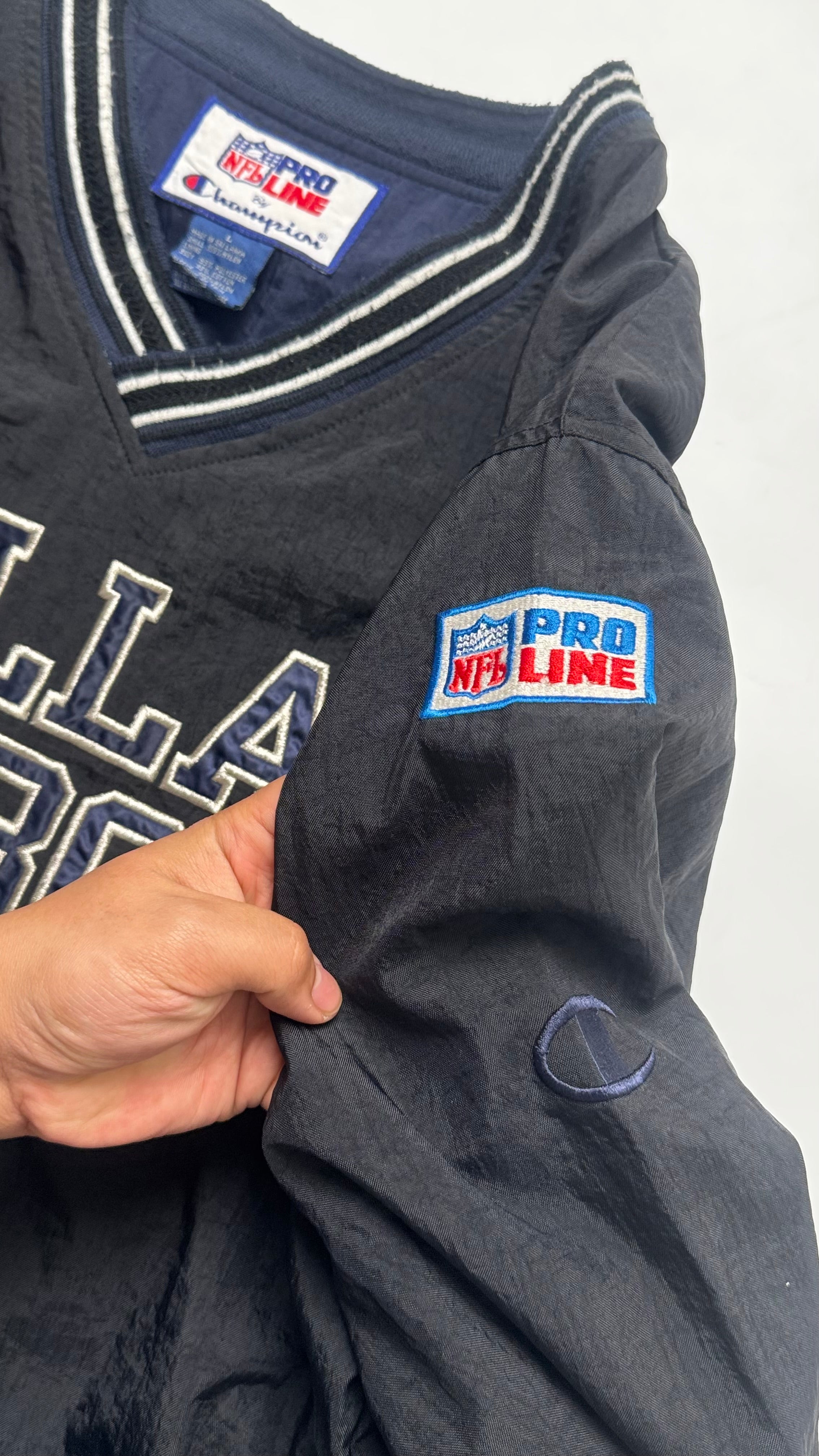 Αντιανεμικό πουλόβερ Cowboys Dallas της δεκαετίας του '90