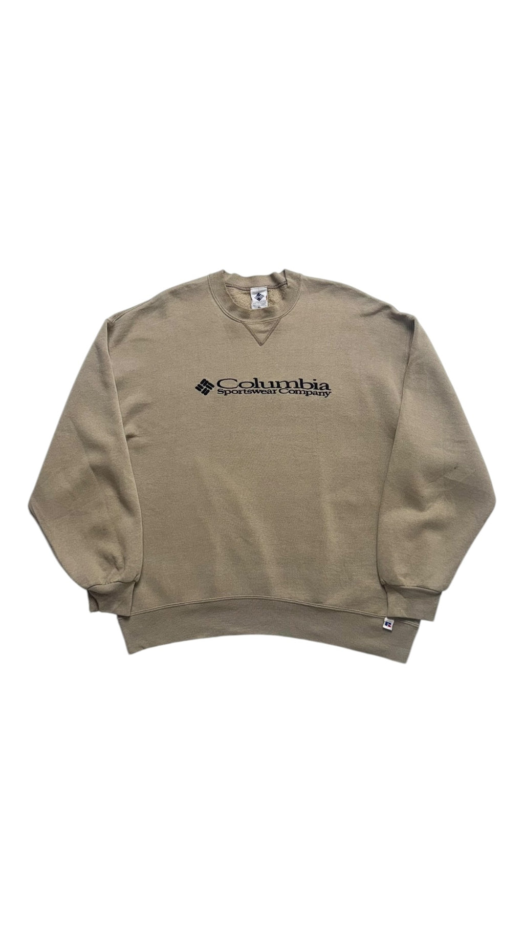 90s Columbia Beige Crewneck