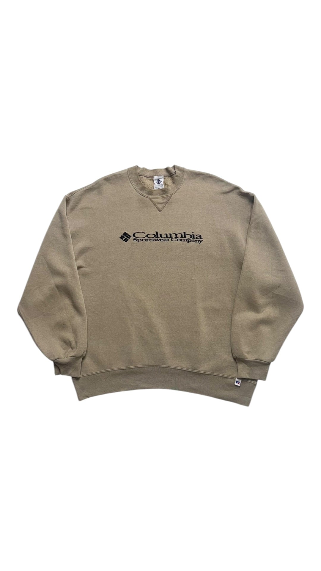 90s Columbia Beige Crewneck