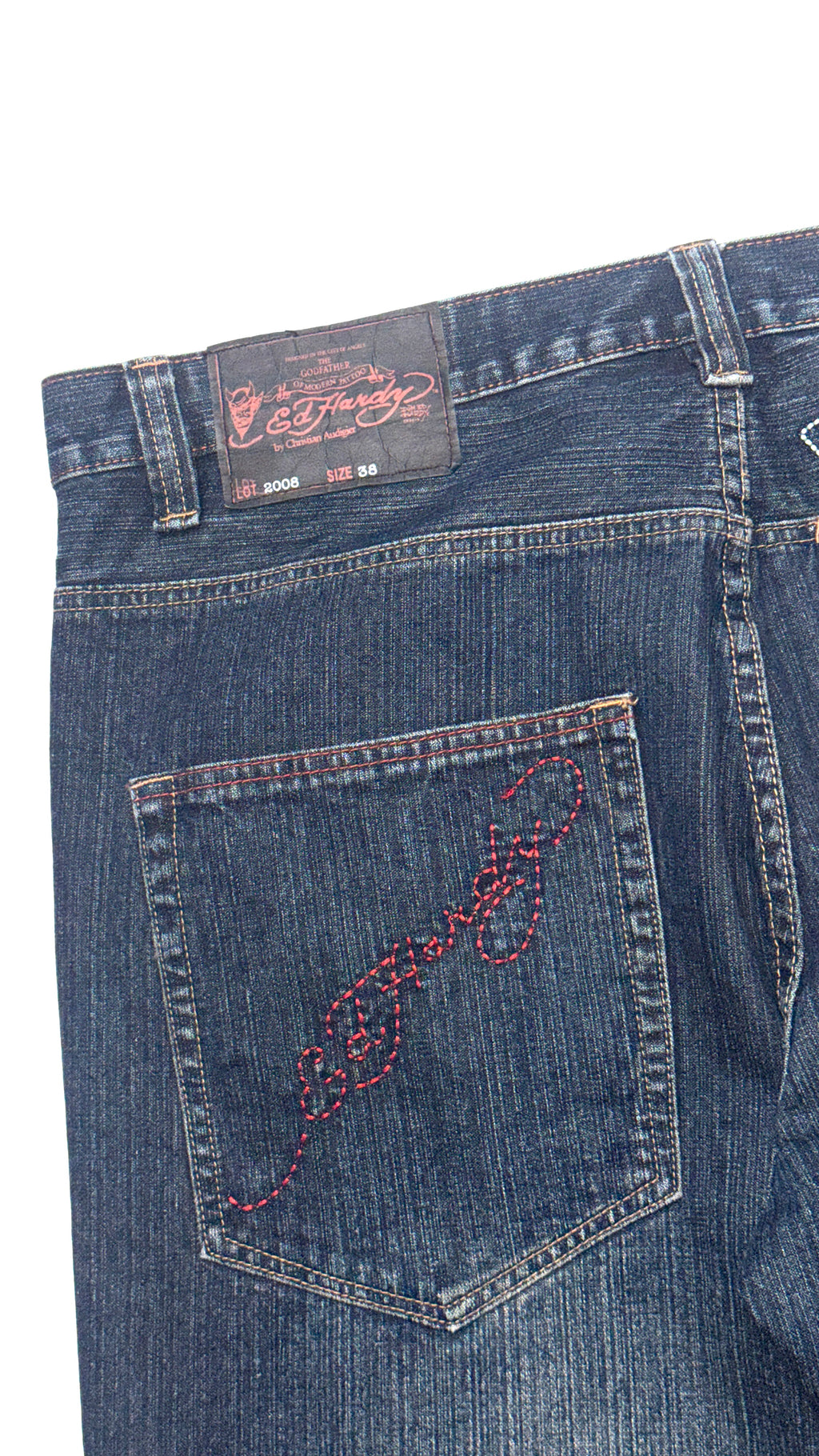 2000s Ed Hard “SKULL” Baggy Jeans