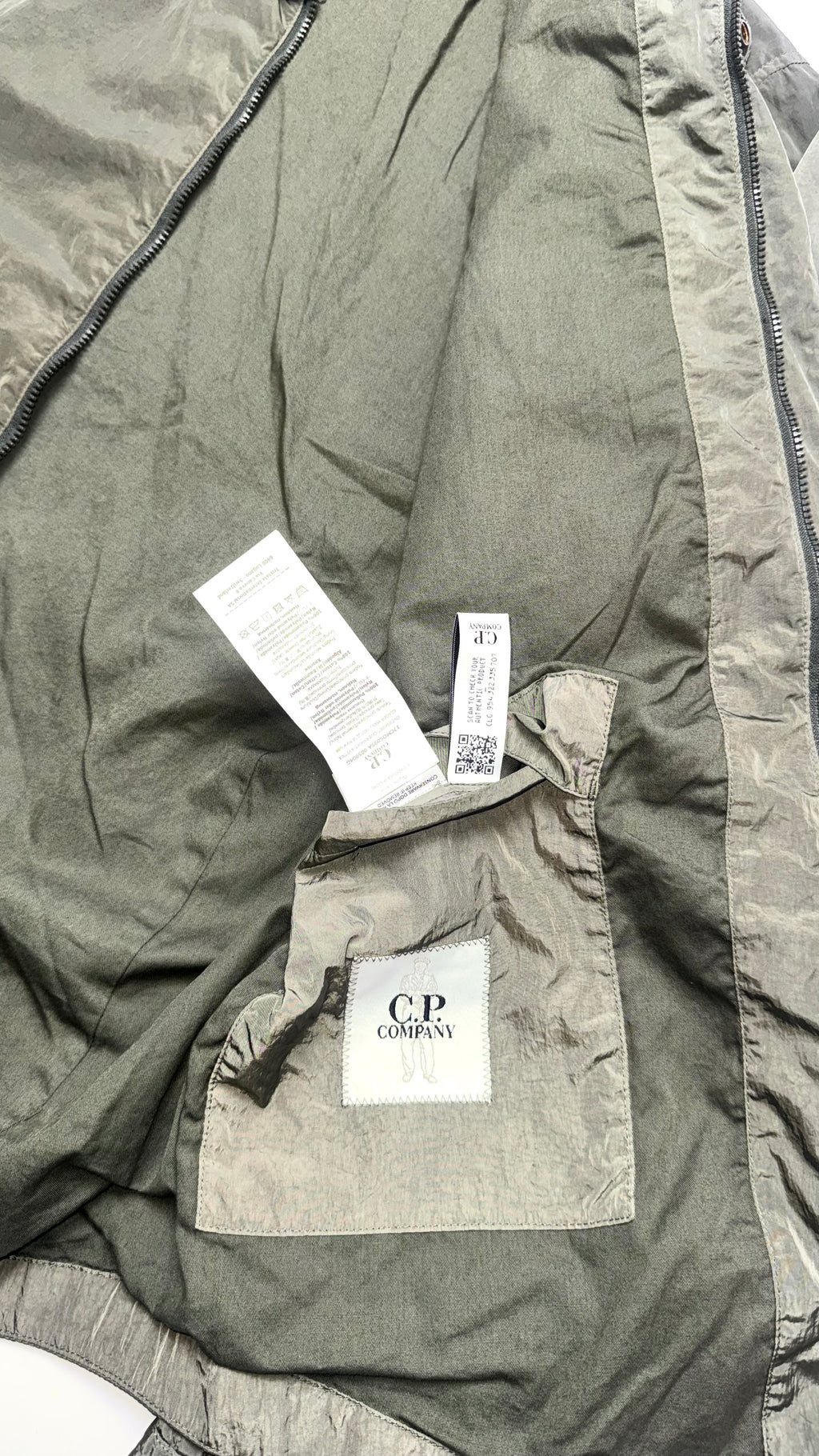 C.P Company Khaki Chrome-R Lightweight Windbreaker Jacket