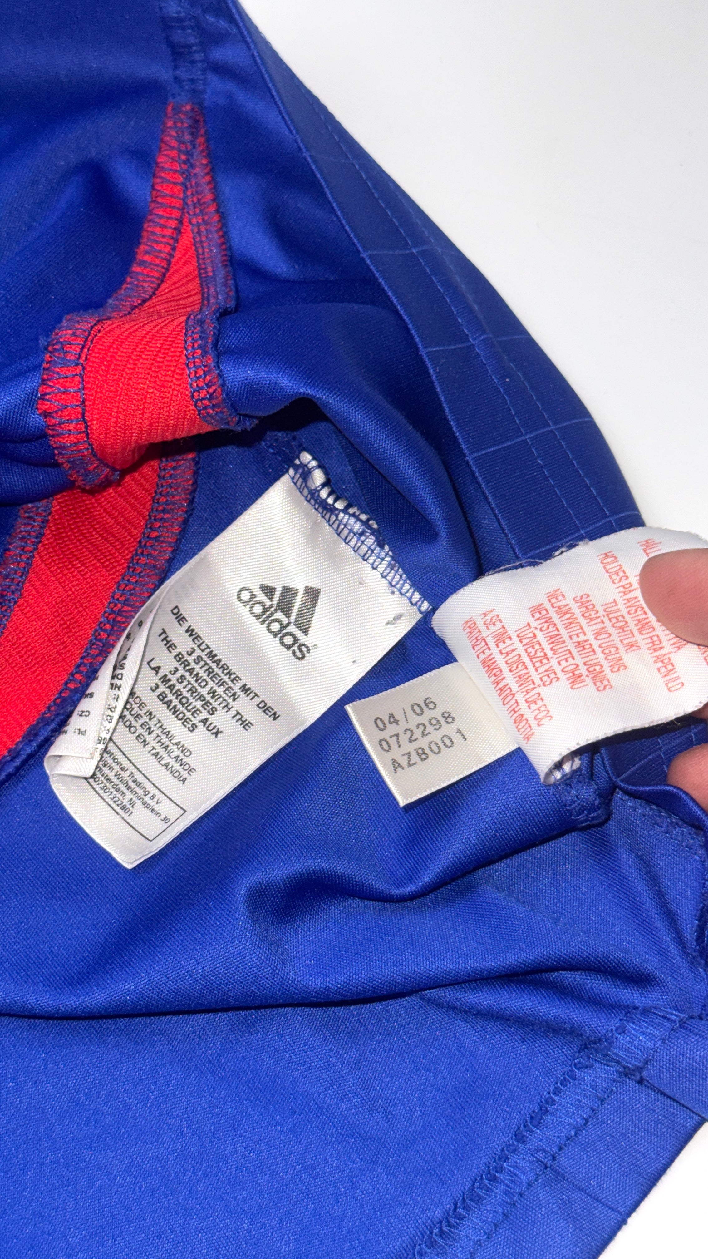 Vintage Adidas x France “ZIDANE” 2006 Blue jersey