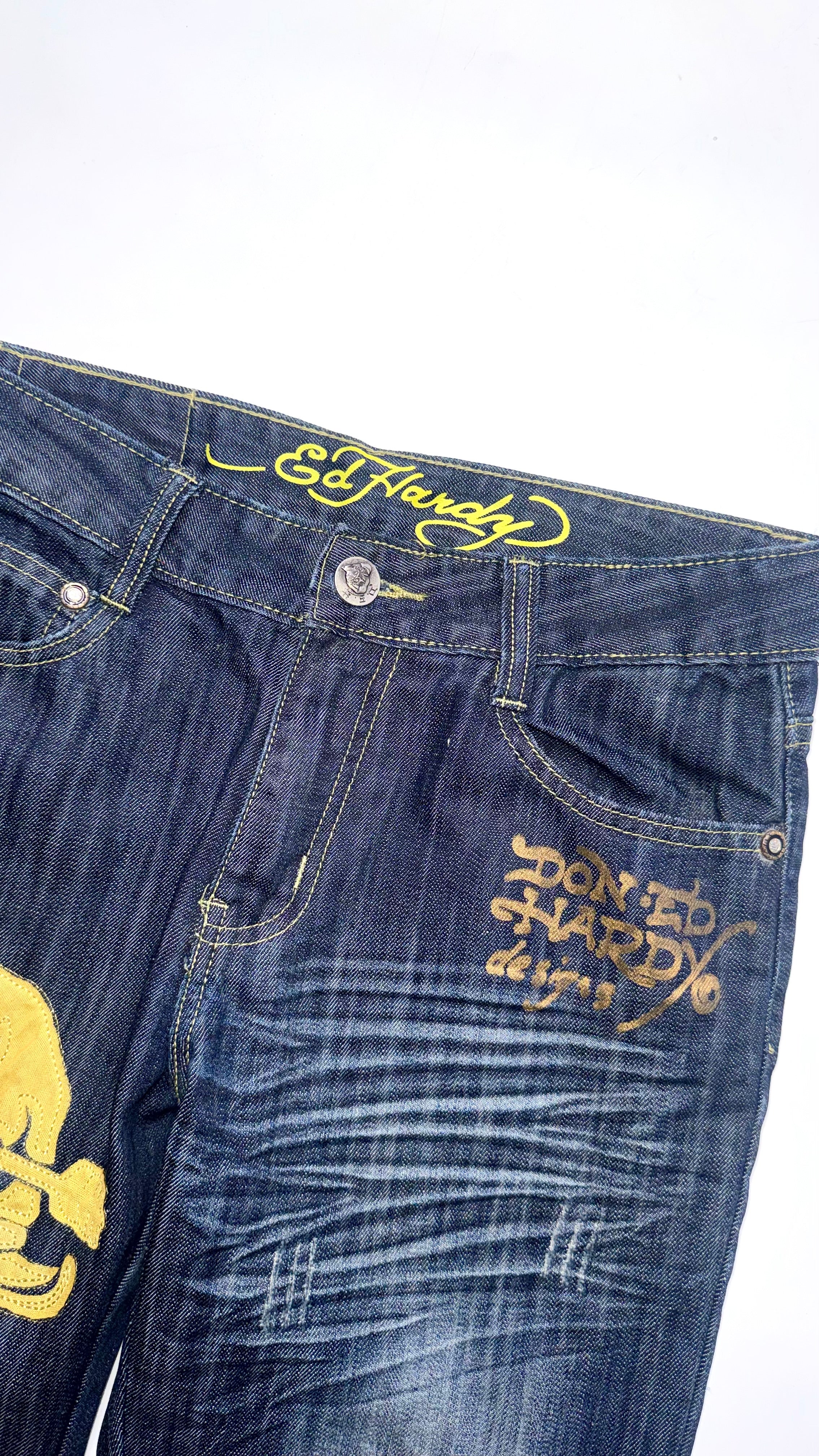 Y2k Women’s Low waist Ed hardy Bootcut Jeans