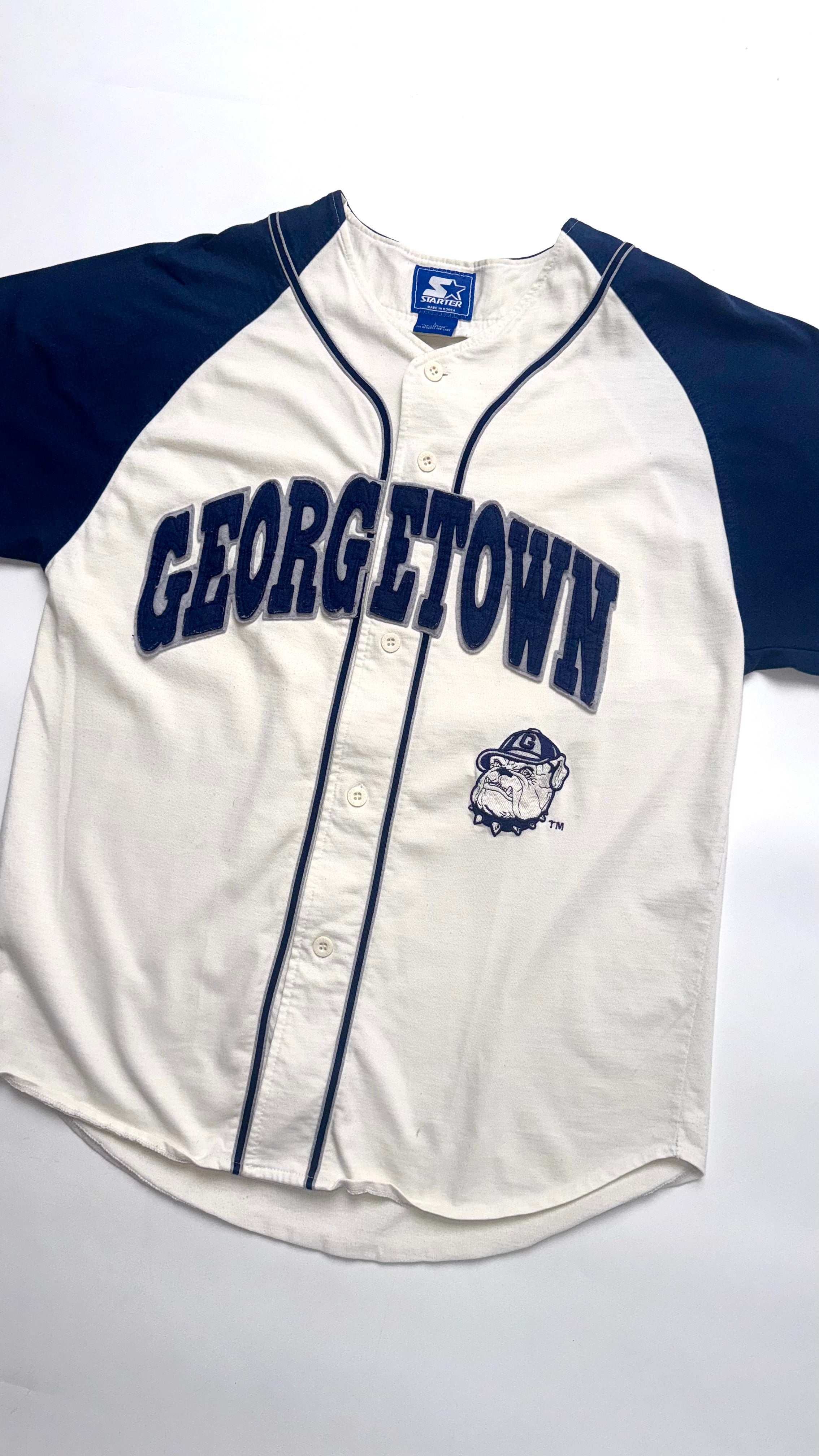 90s Georgetown Baseball Jersey
