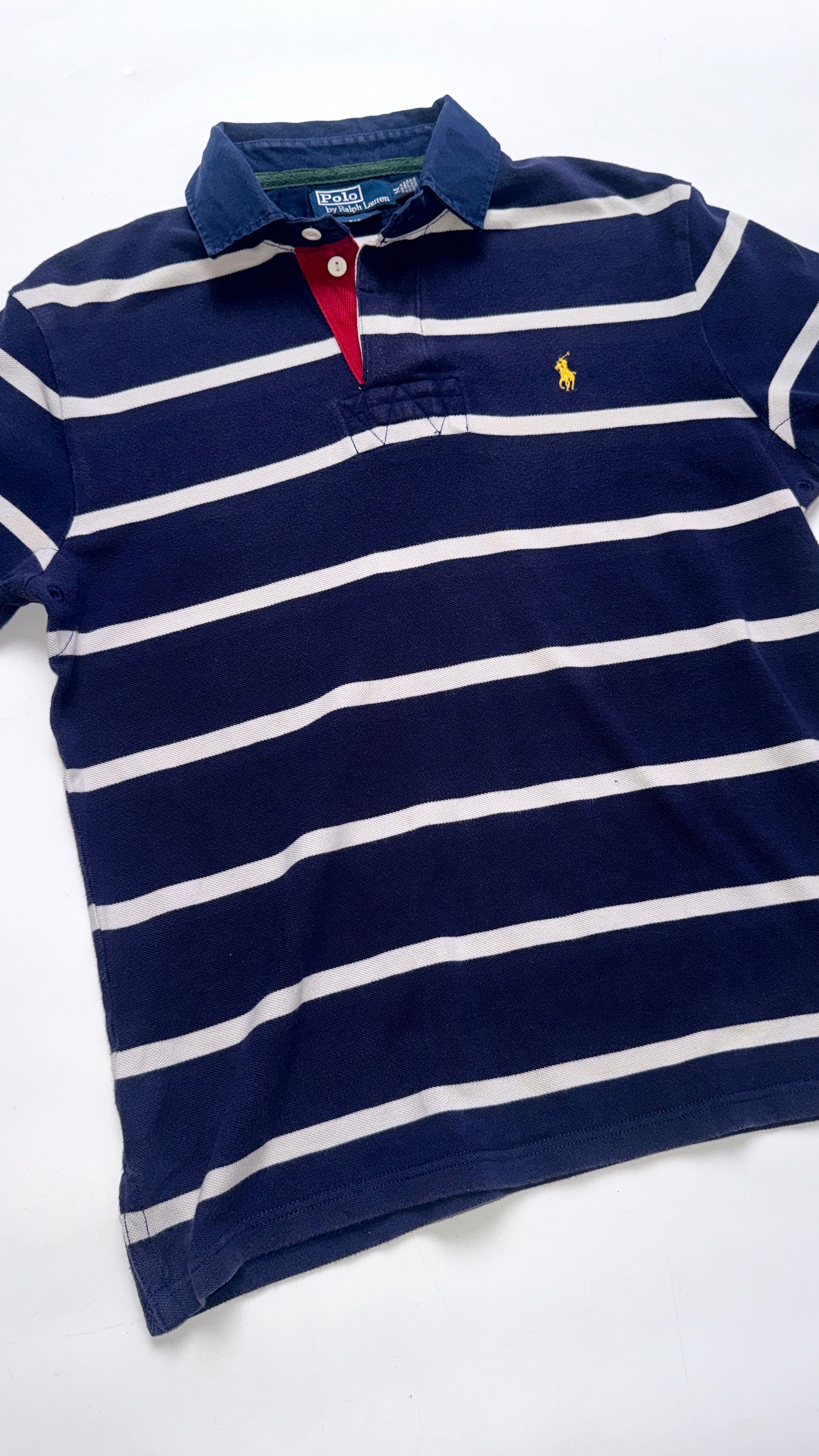 Vintage Ralph Lauren Stripped Polo Shirt