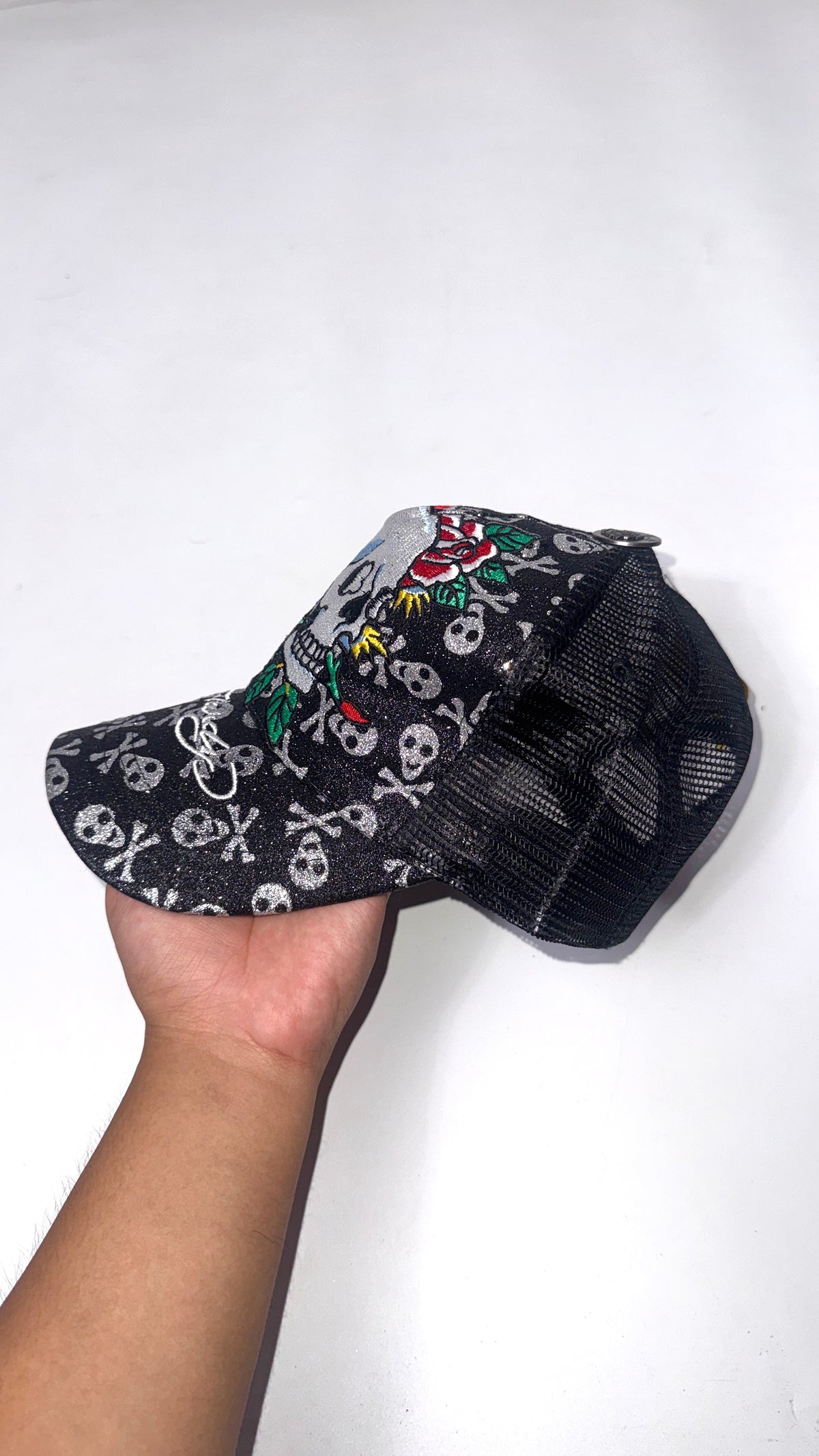 Y2K Ed hardy “Roses skull” Ca