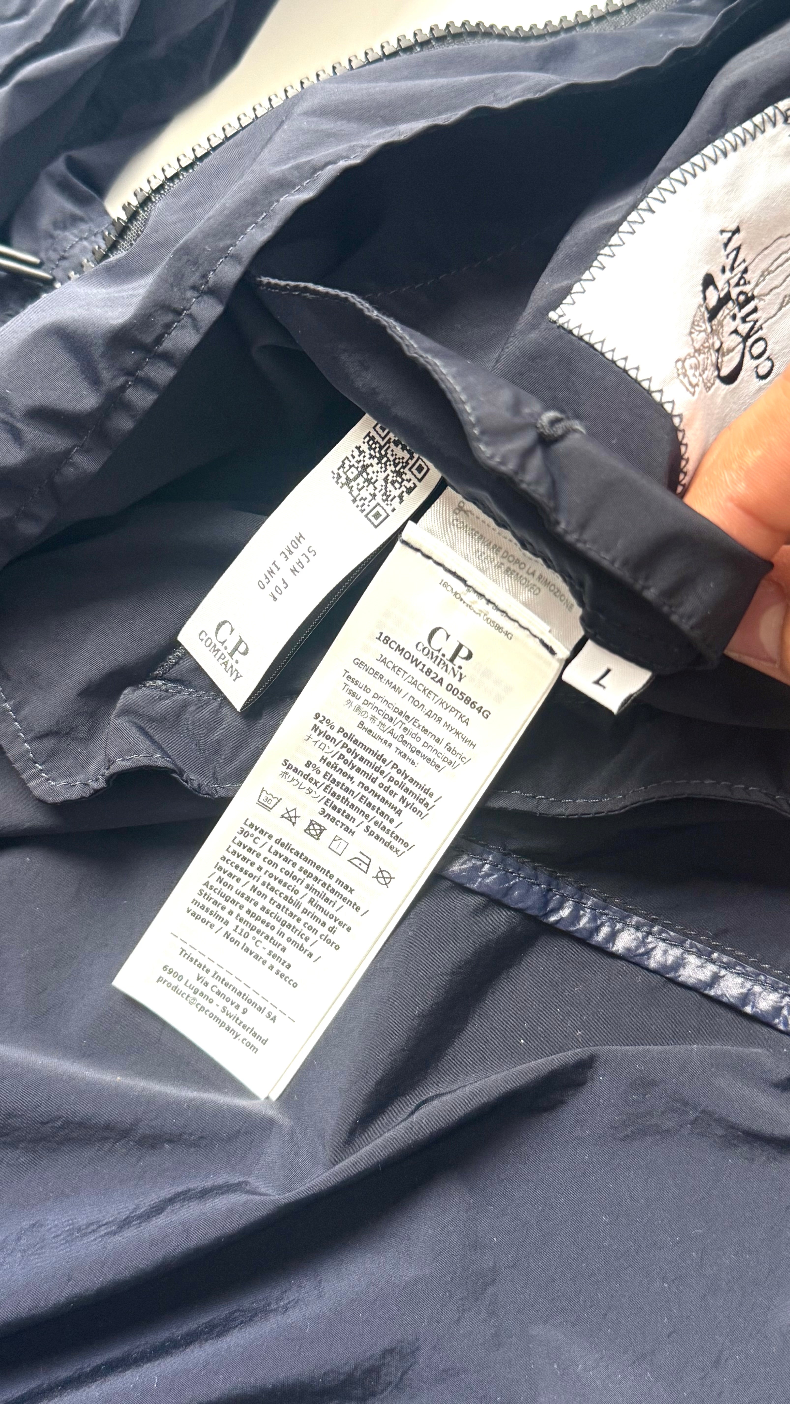 Deadstock CP Company Lightweight Dark Navy Blue Jacket