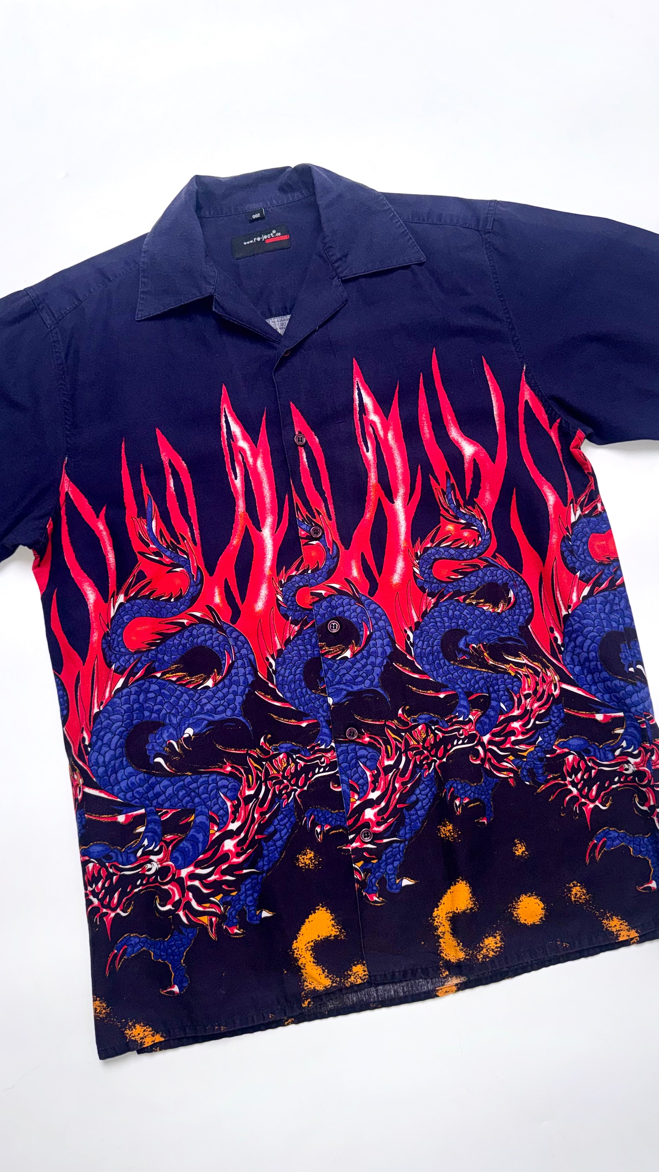 90s Vintage Graphic Button up shirt
