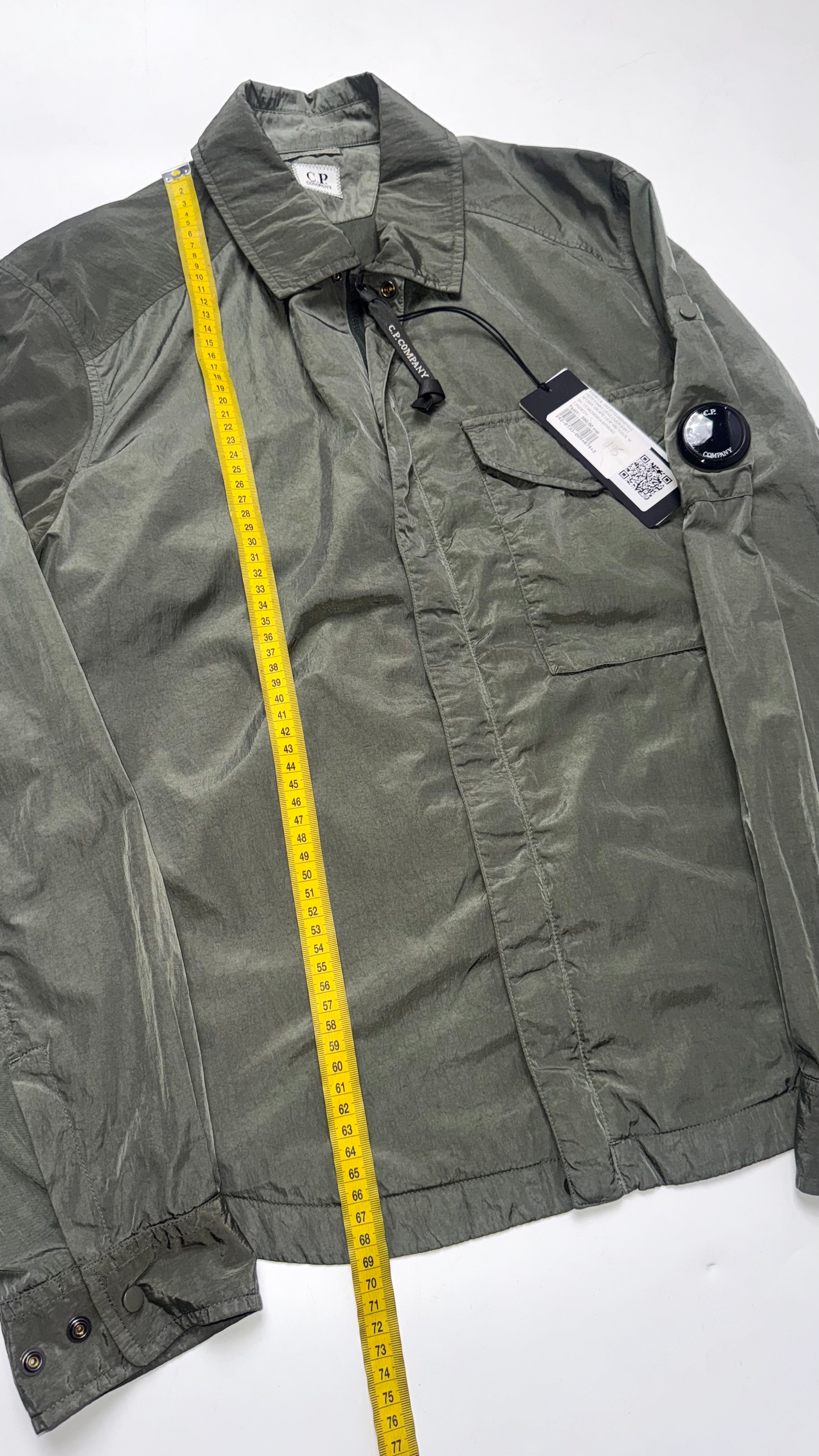C.P Company Khaki Chrome-R Lightweight Windbreaker Jacket