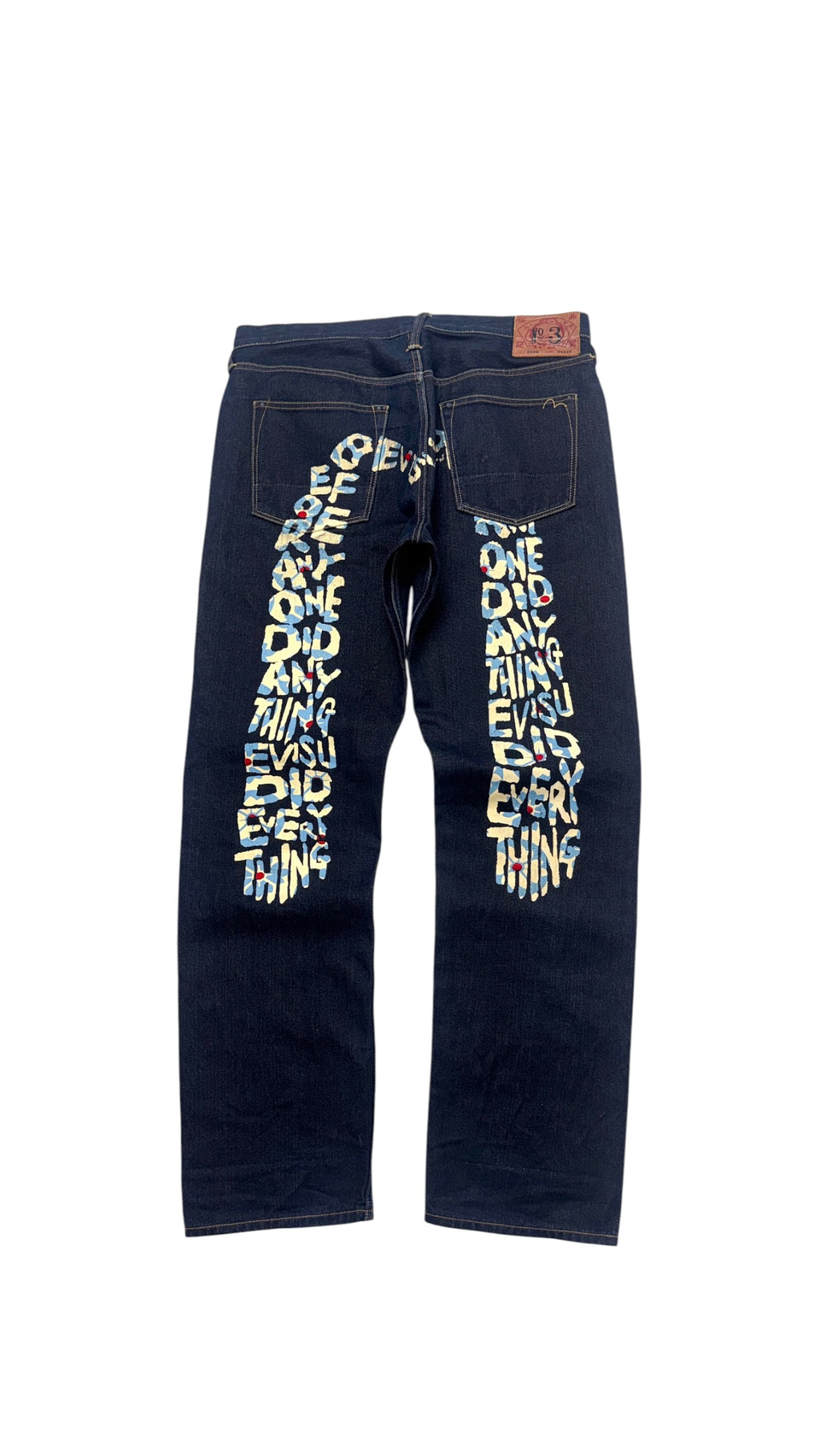 Vintage Evisu Daicock Lot 2000s No 3 Baggy Jeans