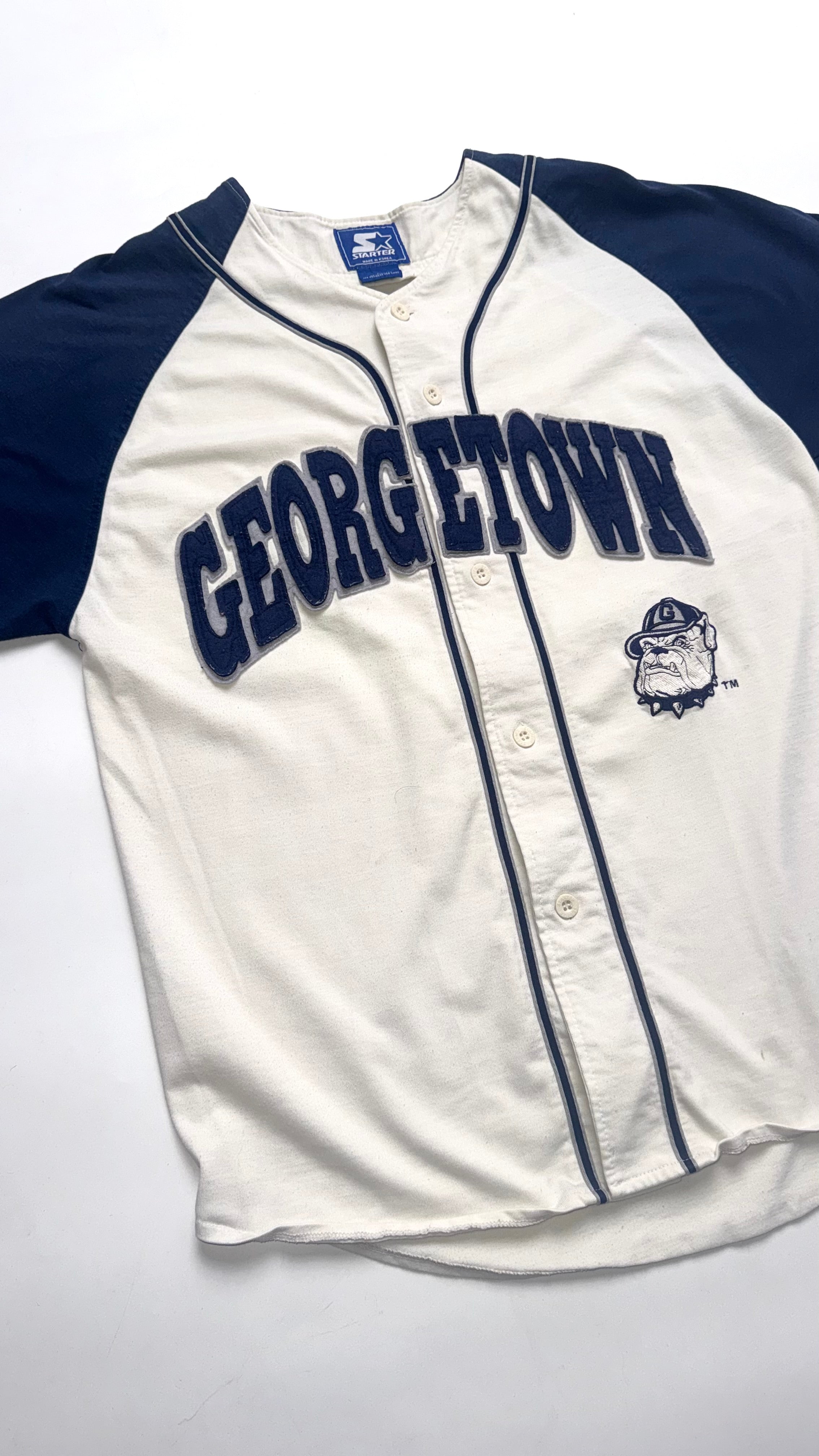 90s Georgetown Baseball Jersey