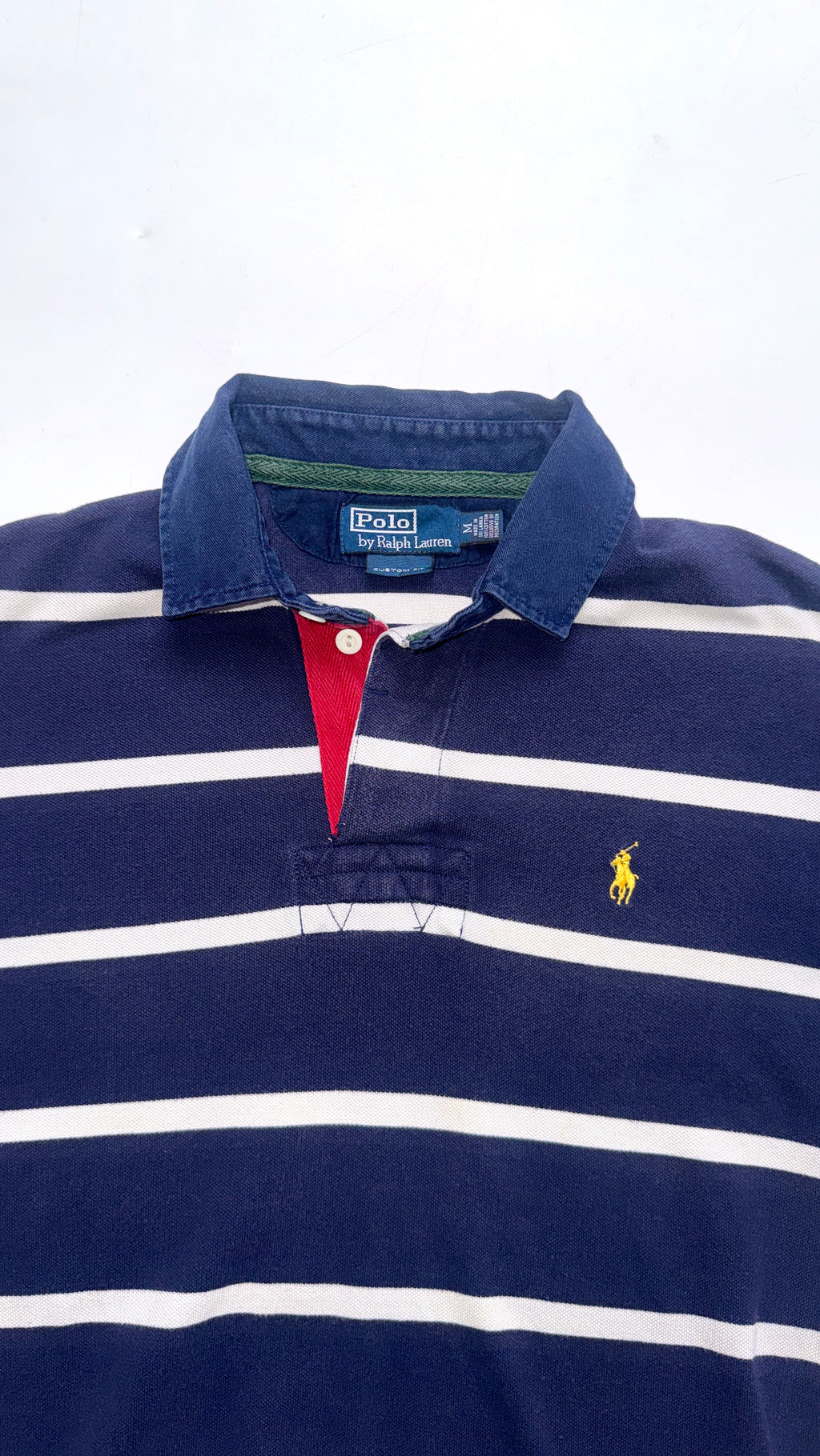 Vintage Ralph Lauren Stripped Polo Shirt