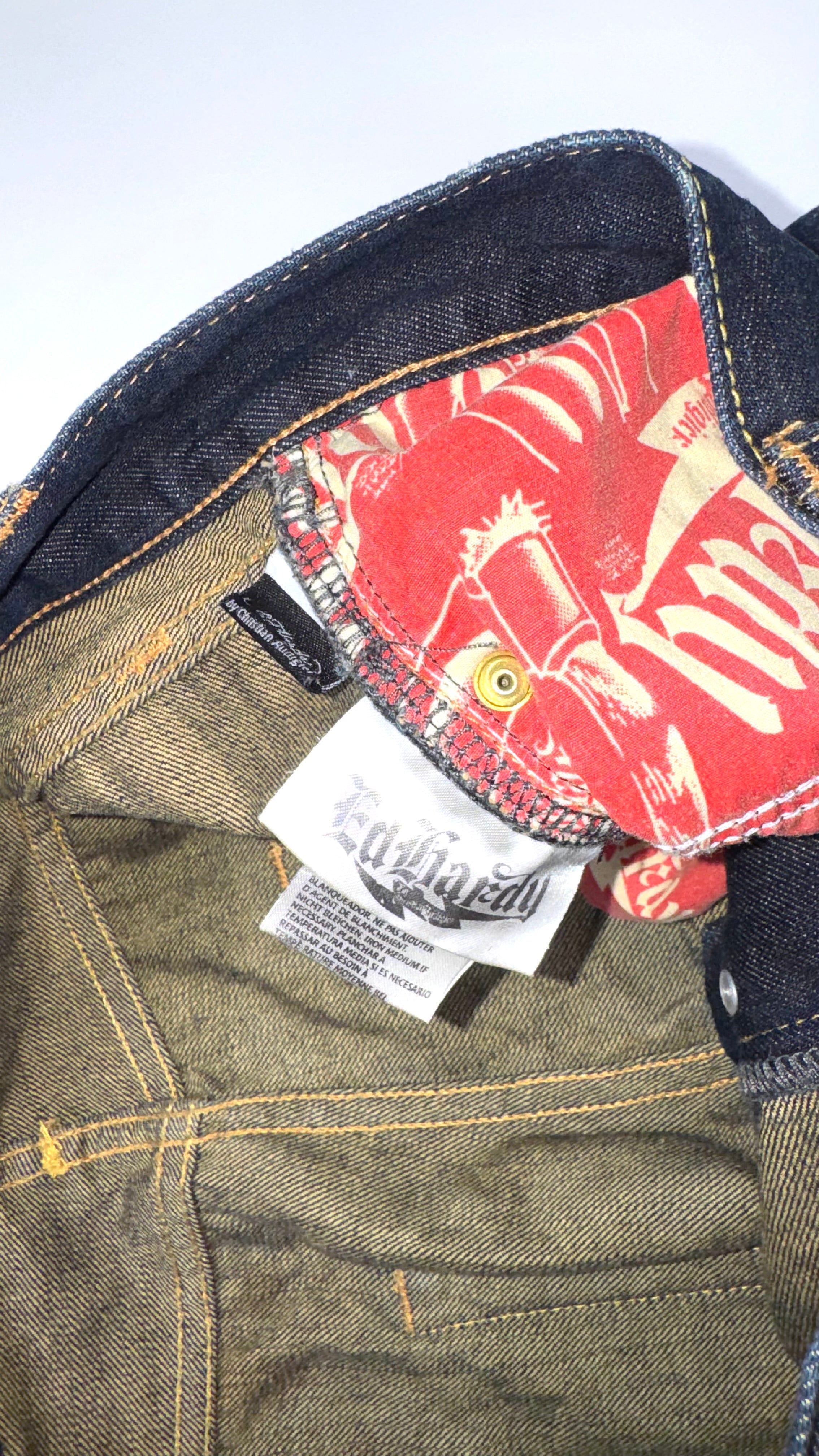 Y2k ED HARDY By Christian Audigier Baggy jeans