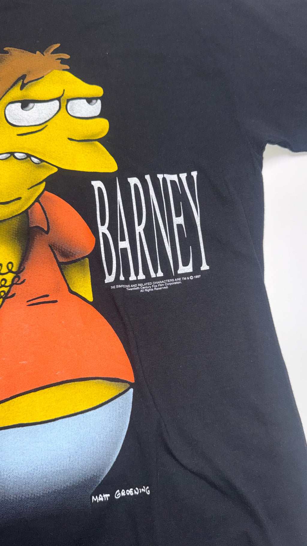 Vintage 1997 Simpsons “Barney” Graphic T shirt