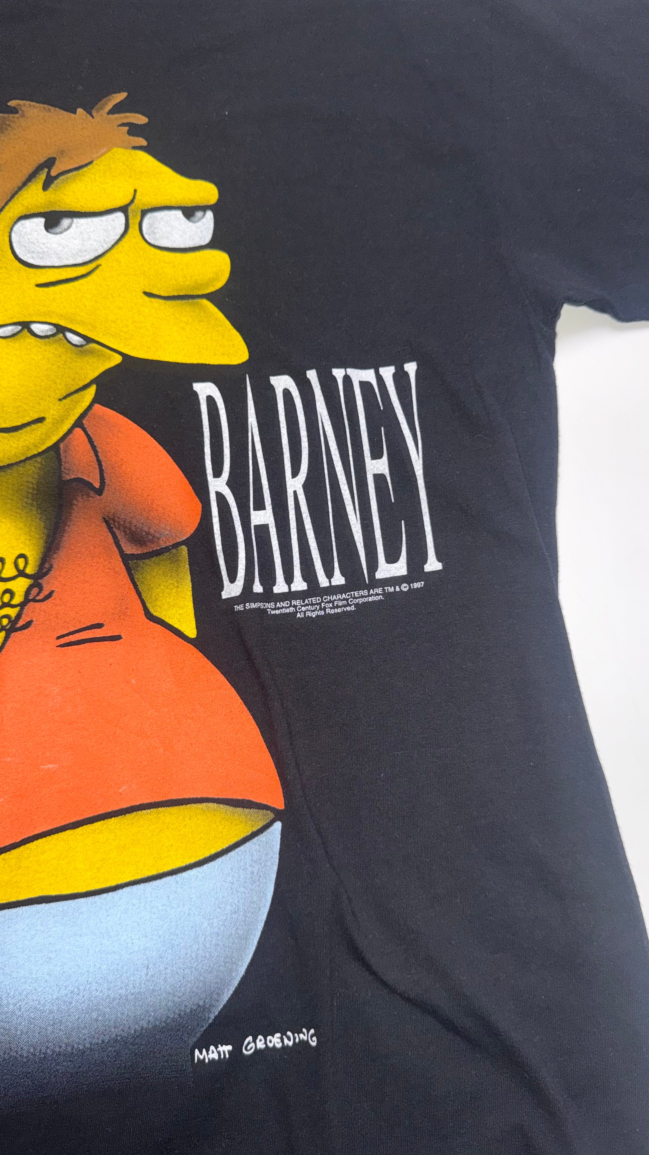 Vintage 1997 Simpsons “Barney” Graphic T shirt