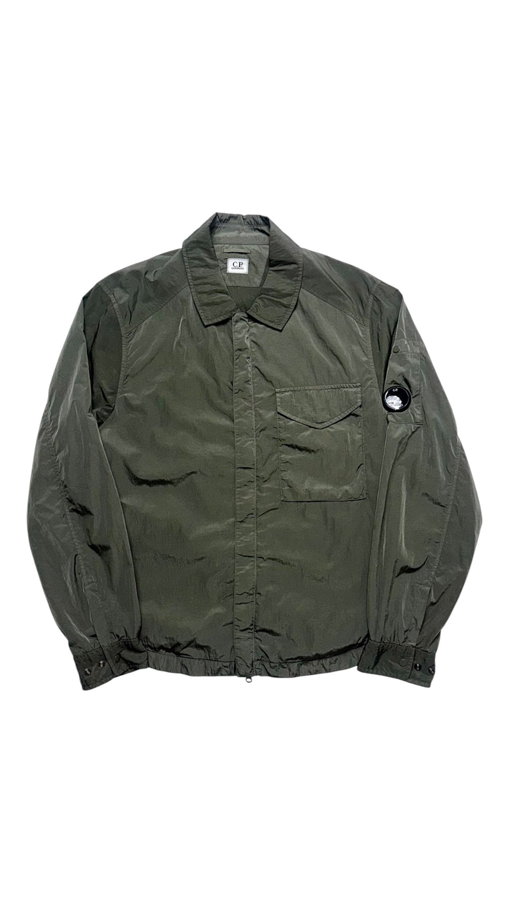 C.P Company Khaki Chrome-R Lightweight Windbreaker Jacket