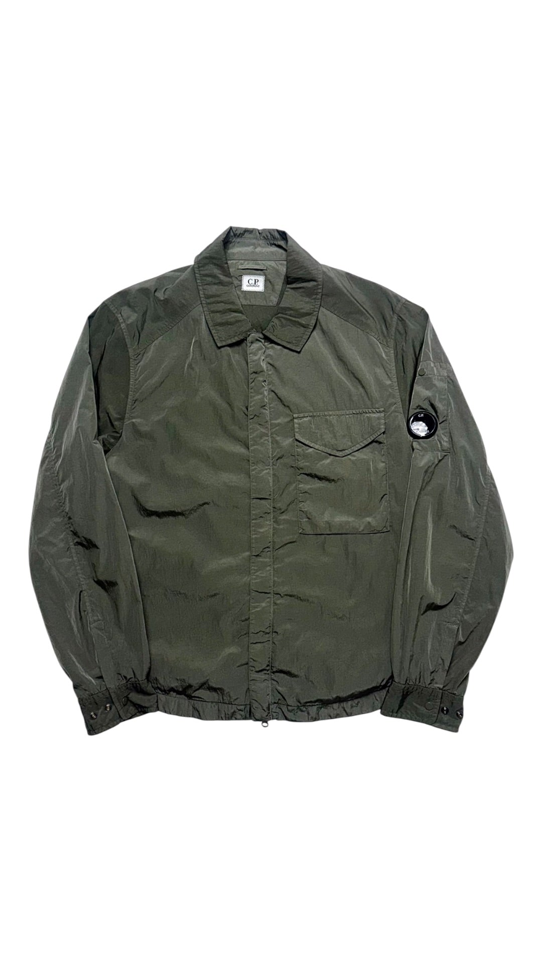 C.P Company Khaki Chrome-R Lightweight Windbreaker Jacket