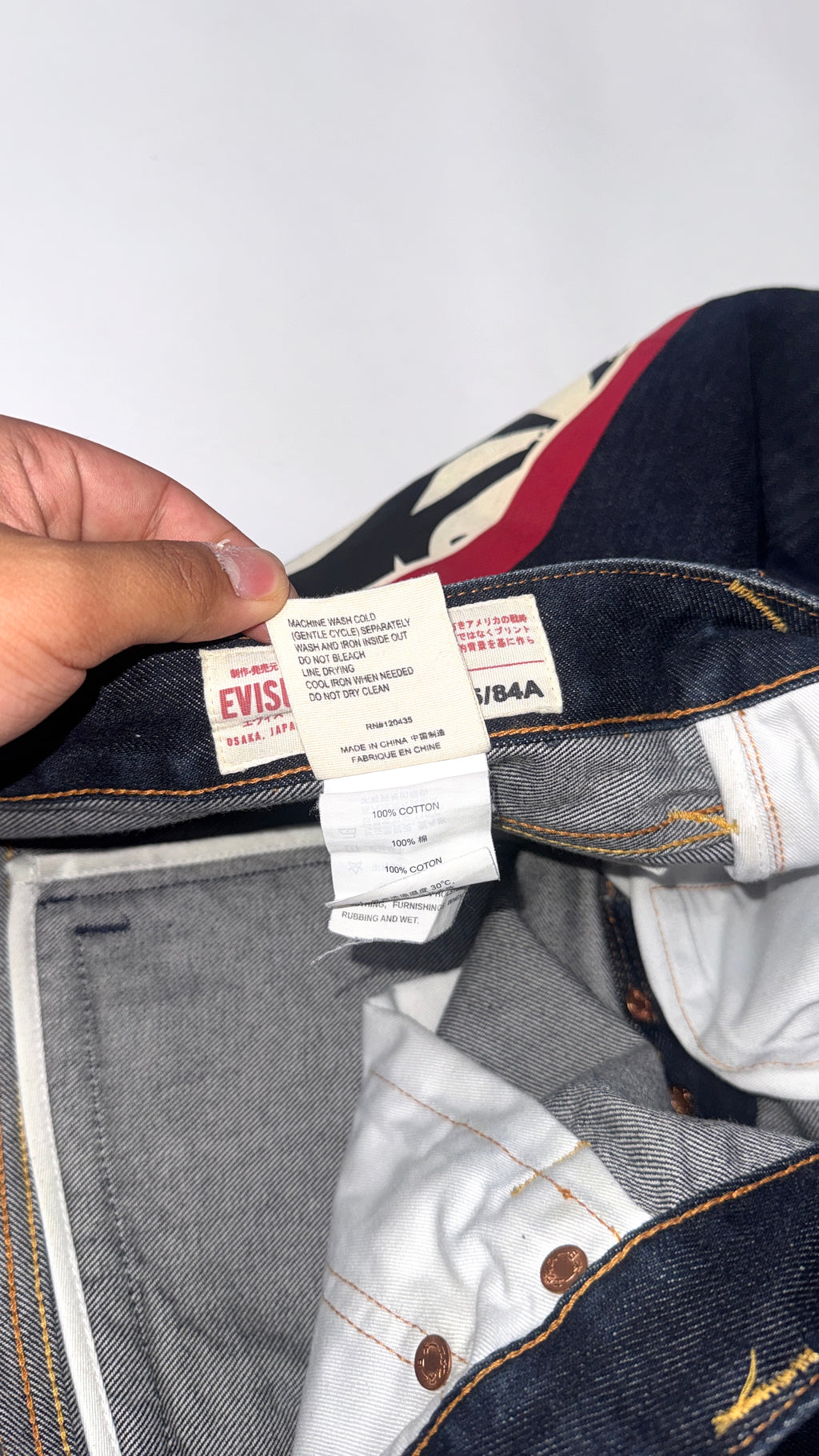 Vintage Evisu Daicock Lot 2008 W34 Straight Fit jeans
