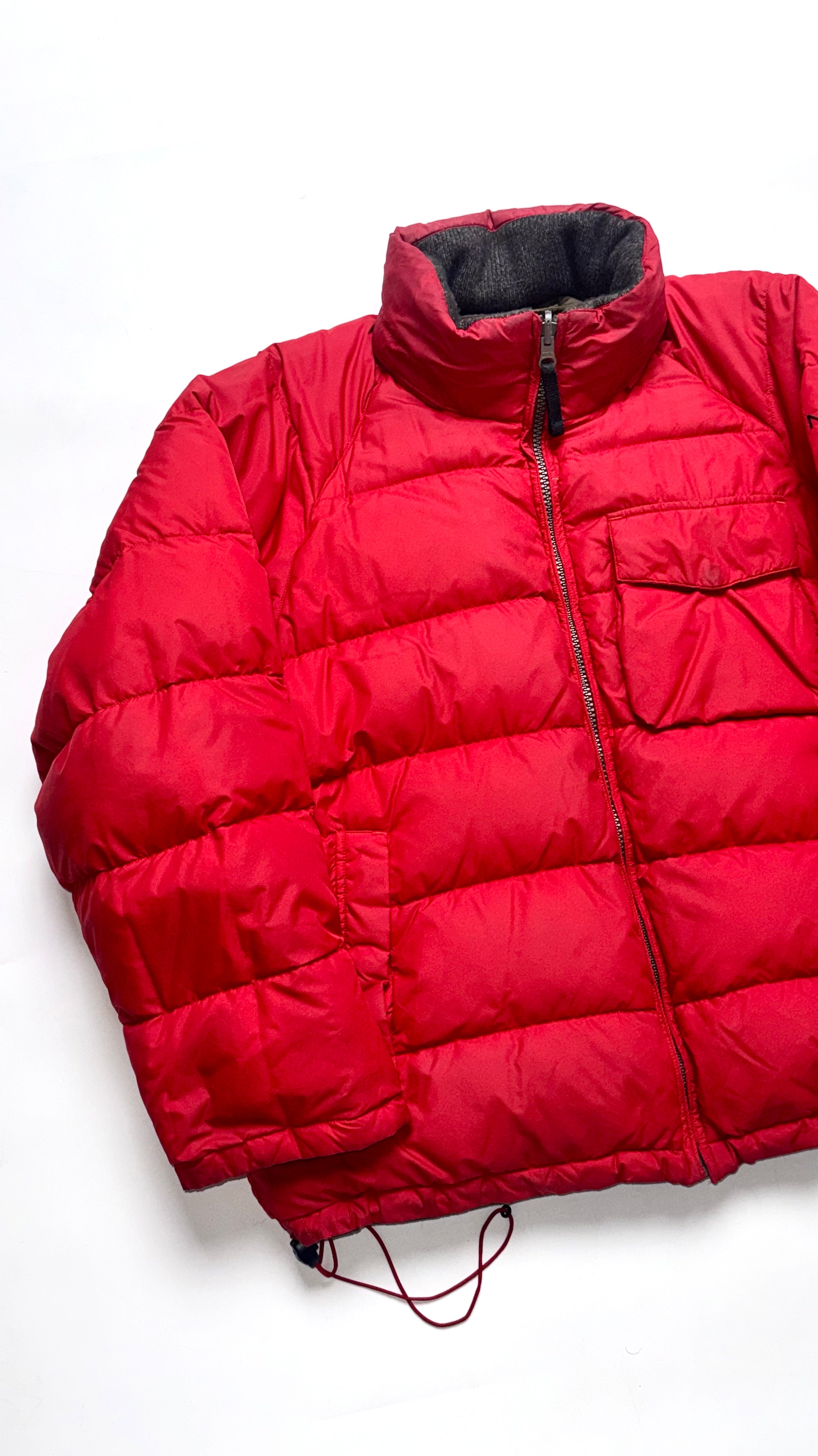 90s Vintage Reversible Nautica Bomber Winter Jacket