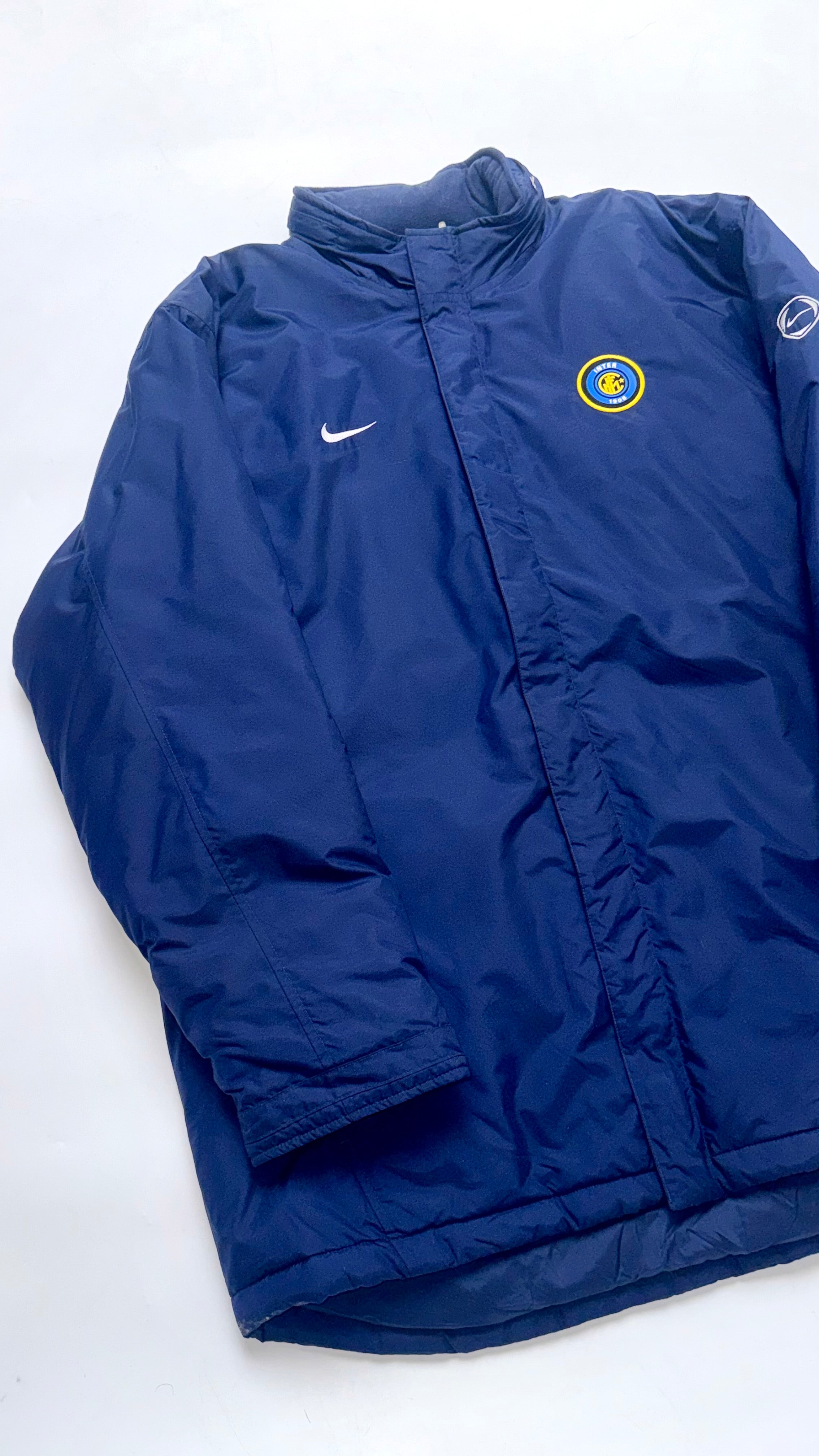 Vintage Nike Inter Milan 2003-04 Coach Heavy Winter Jacket