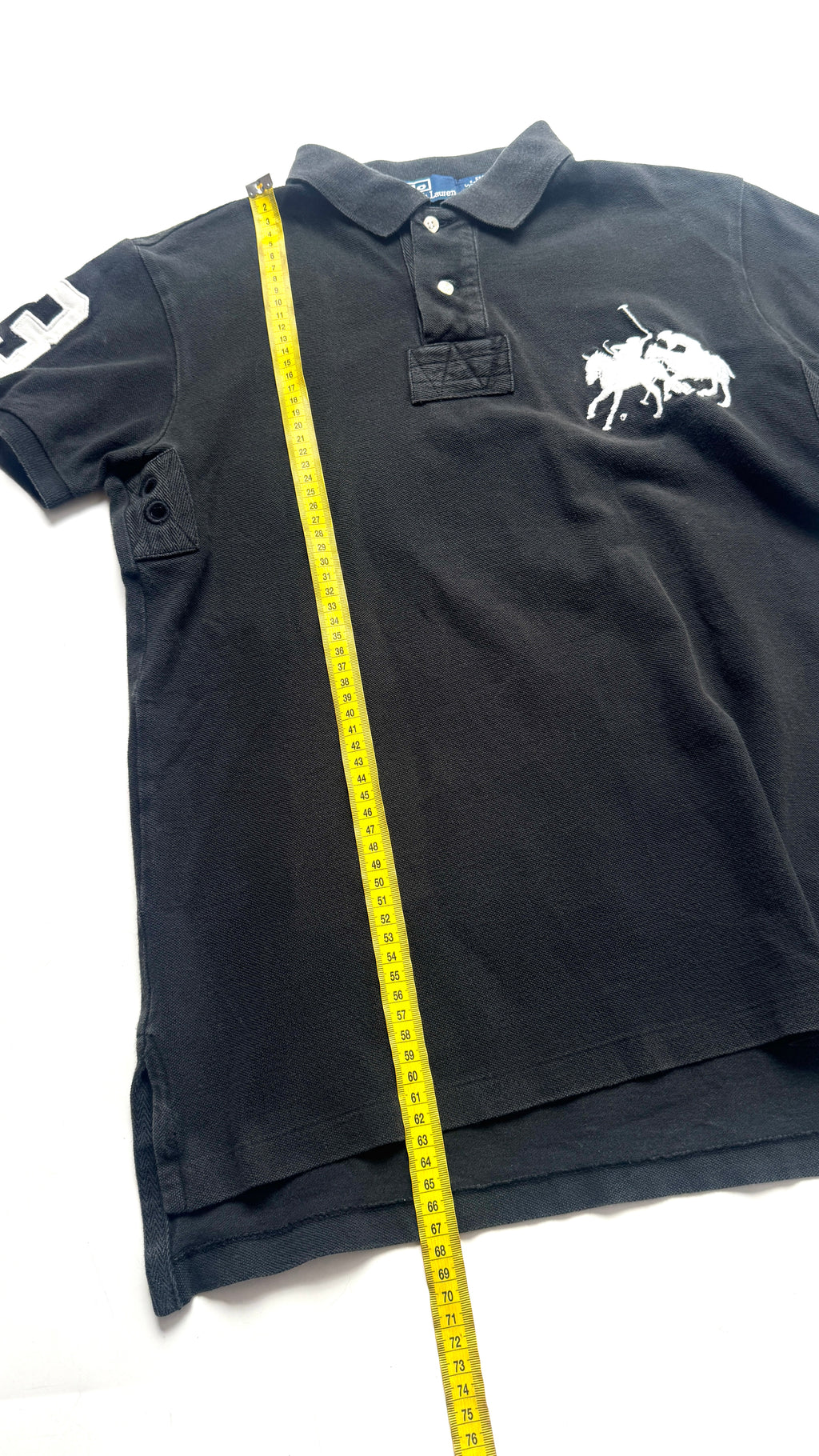 Black Vintage Ralph Lauren Polo