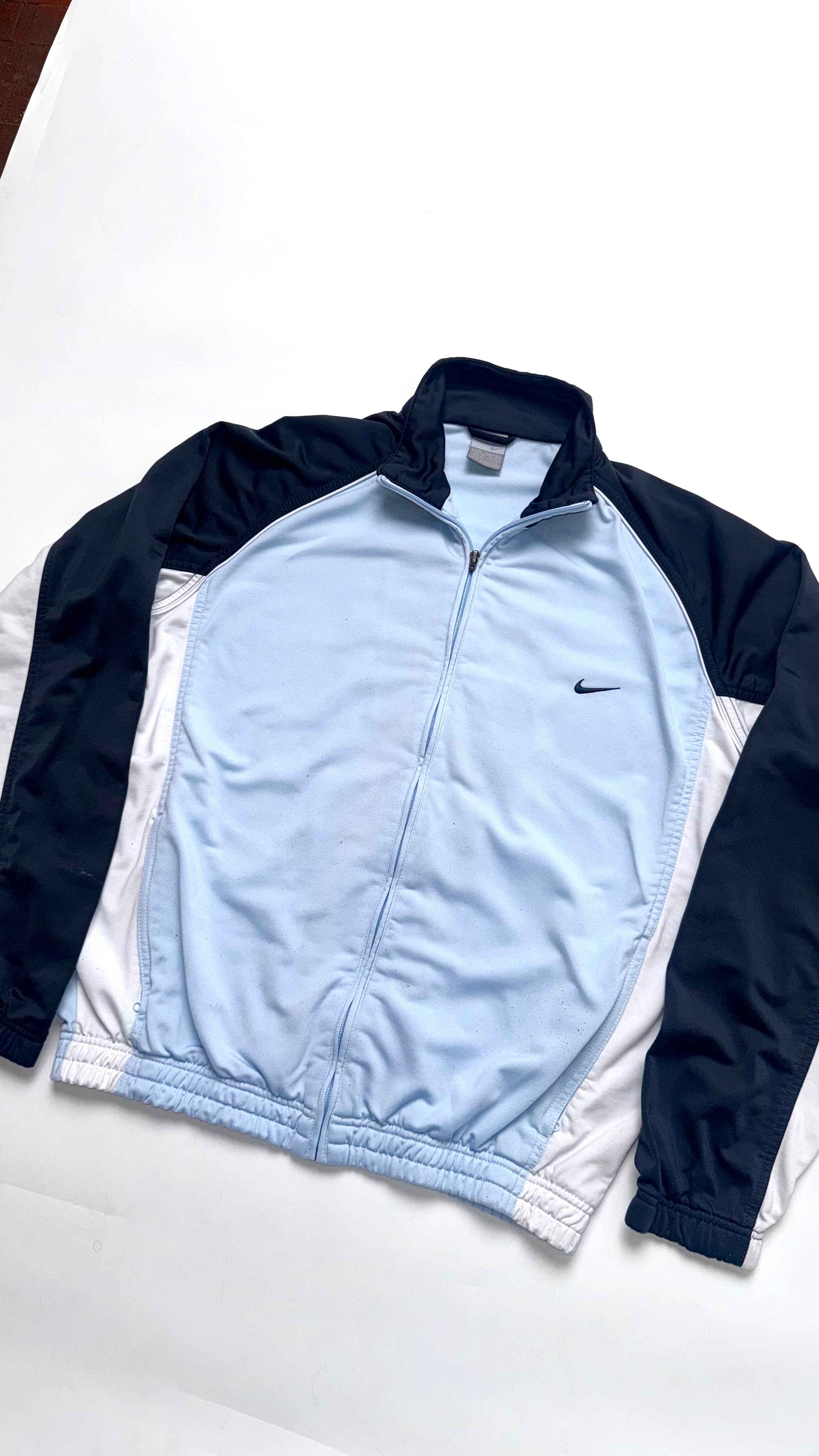 2000s Nike Baby Blue Track Jacket