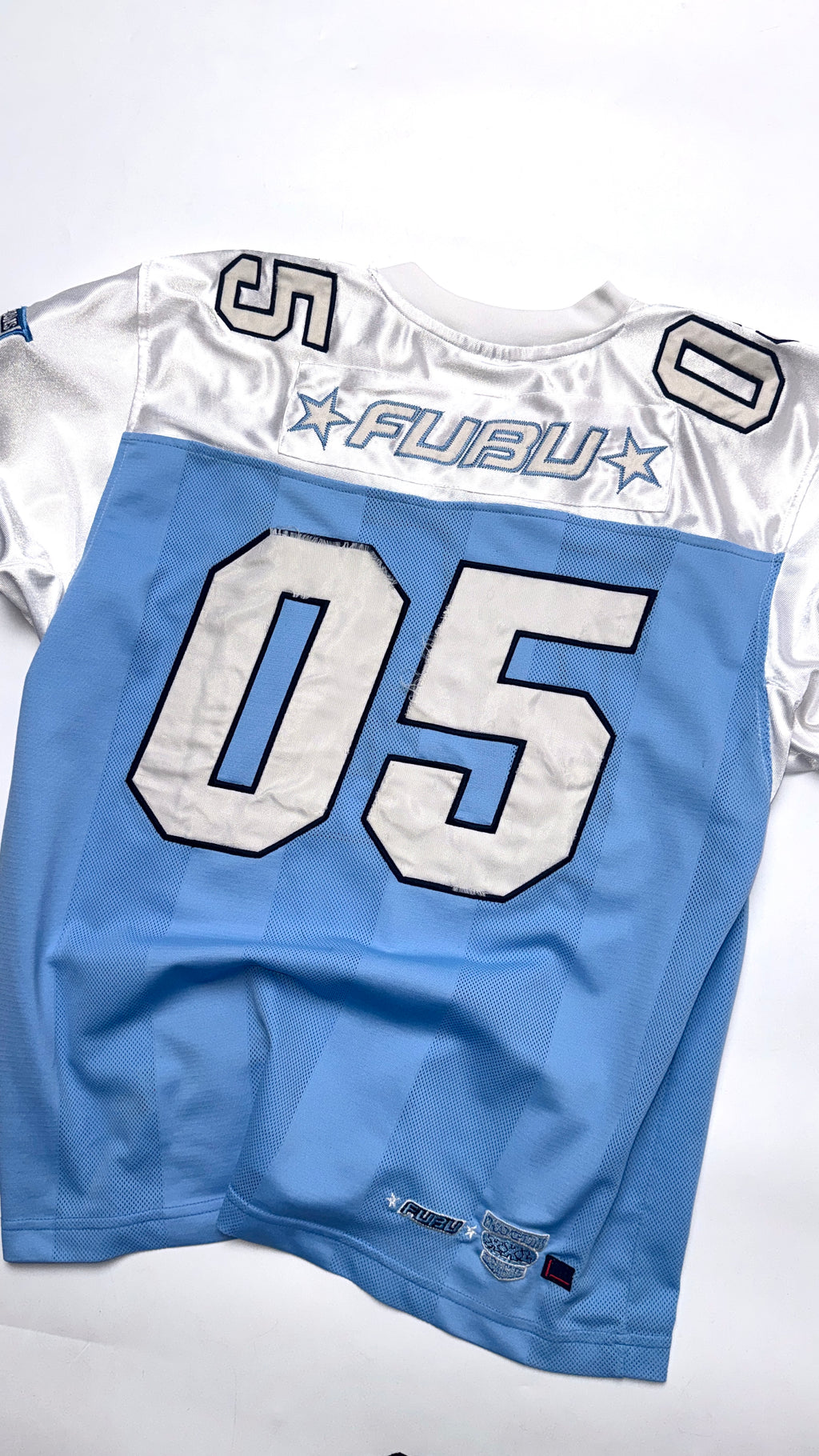 2000s FUBU Baby Blue Jersey