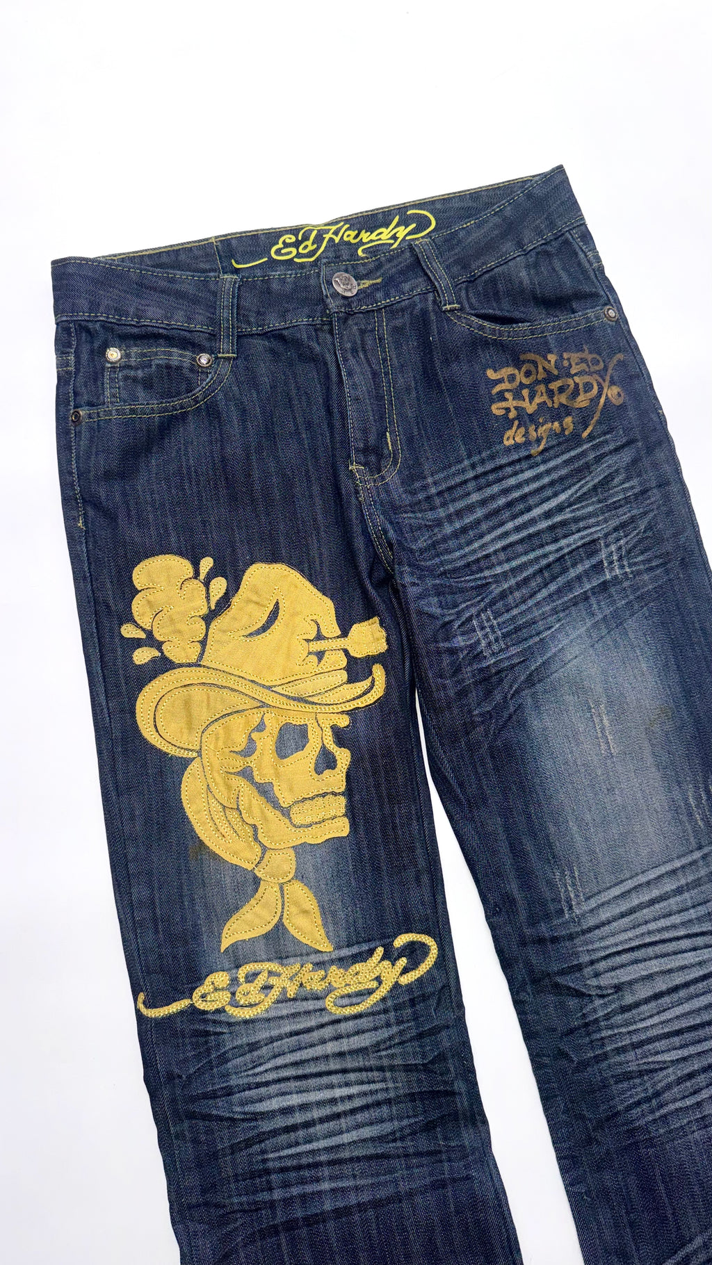 Y2k Women’s Low waist Ed hardy Bootcut Jeans
