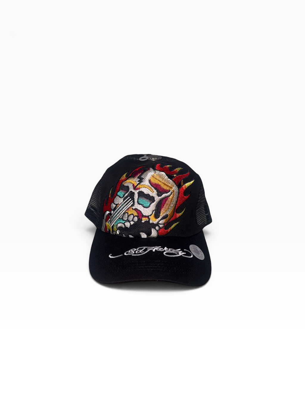 Y2K Ed hardy “Fire Skull” Cap