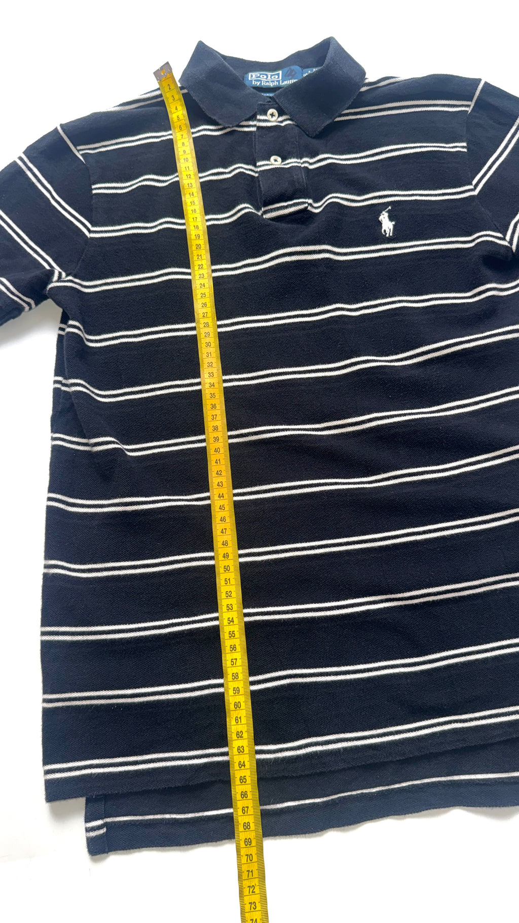 Vintage Black Ralph Lauren Stripped polo shirt