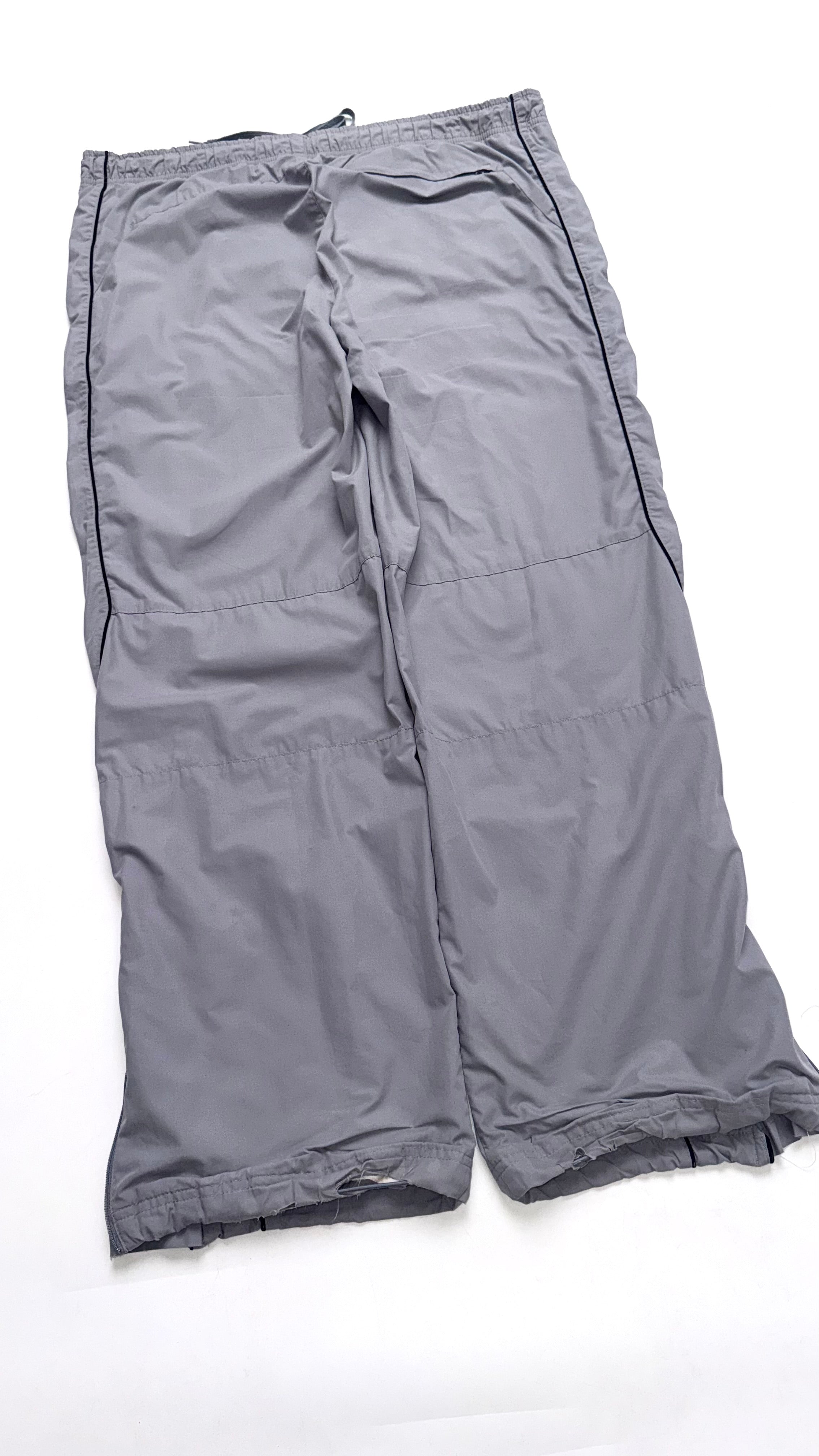 2000s Grey Nike Track Parachute Pants
