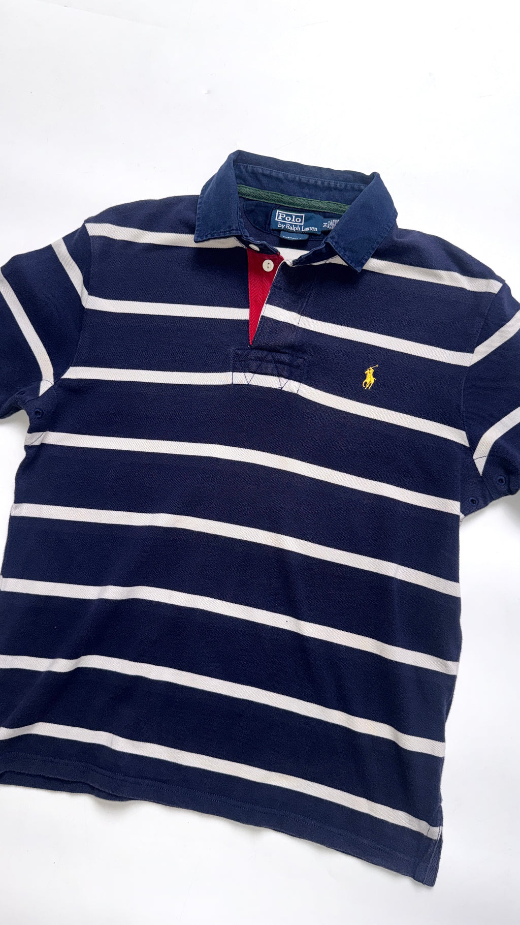 Vintage Ralph Lauren Stripped Polo Shirt