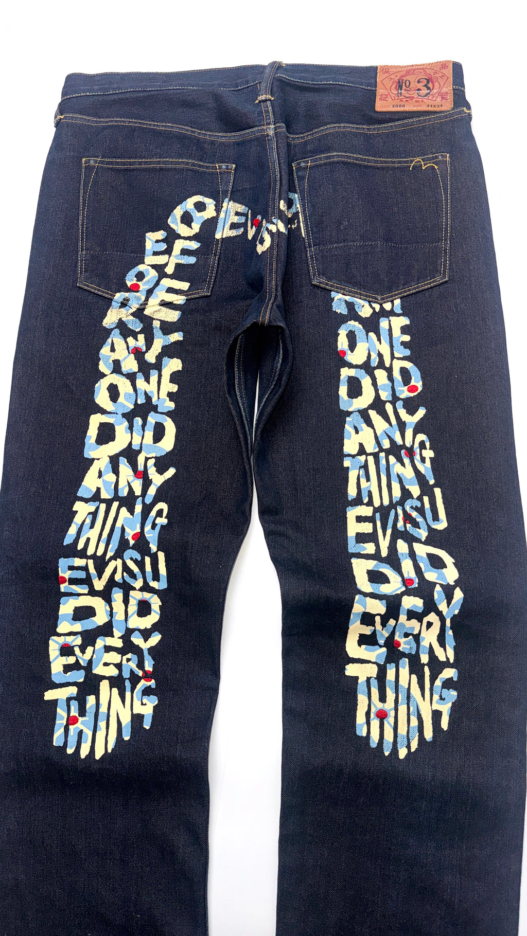 Vintage Evisu Daicock Lot 2000s No 3 Baggy Jeans