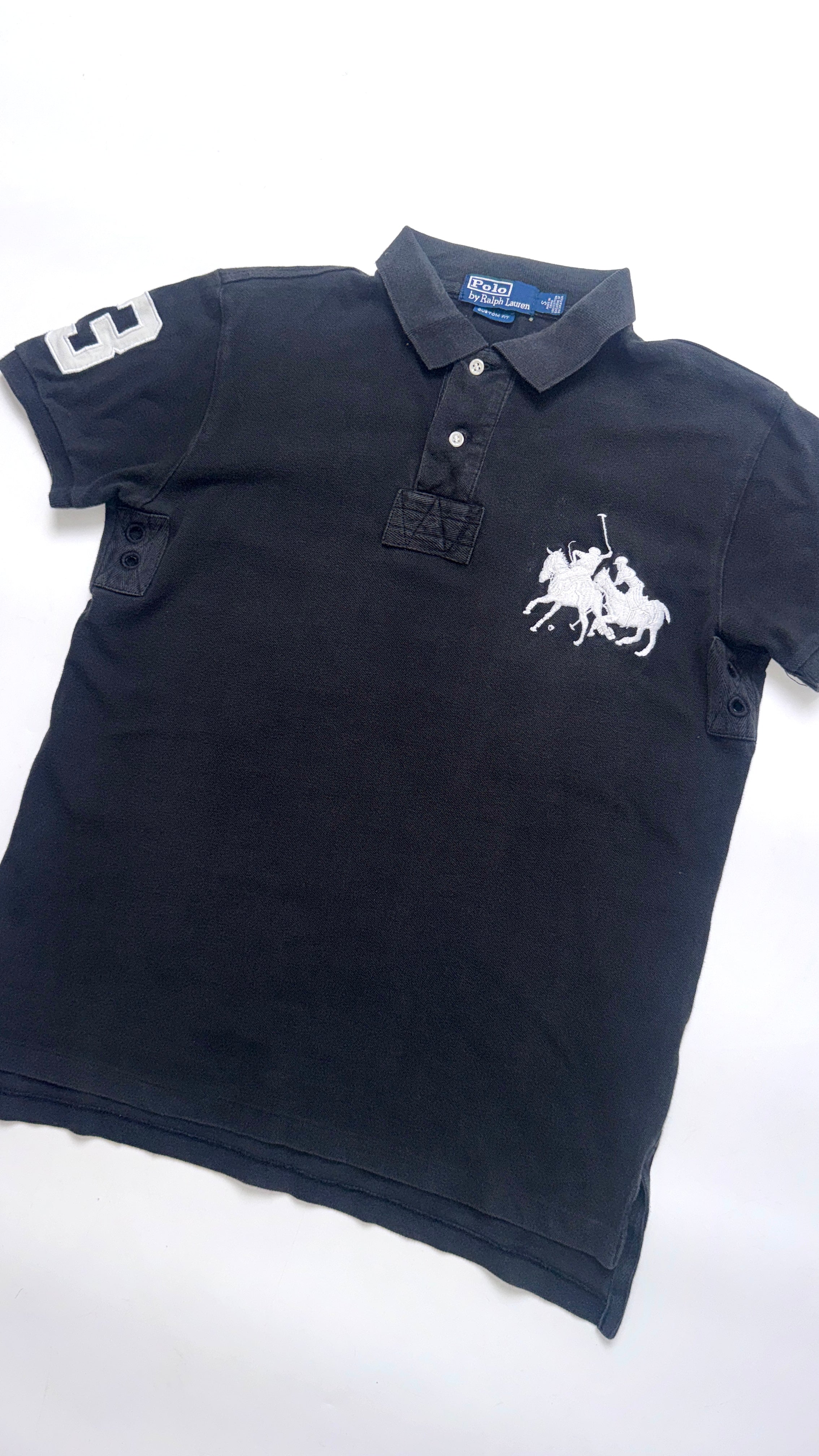Black Vintage Ralph Lauren Polo