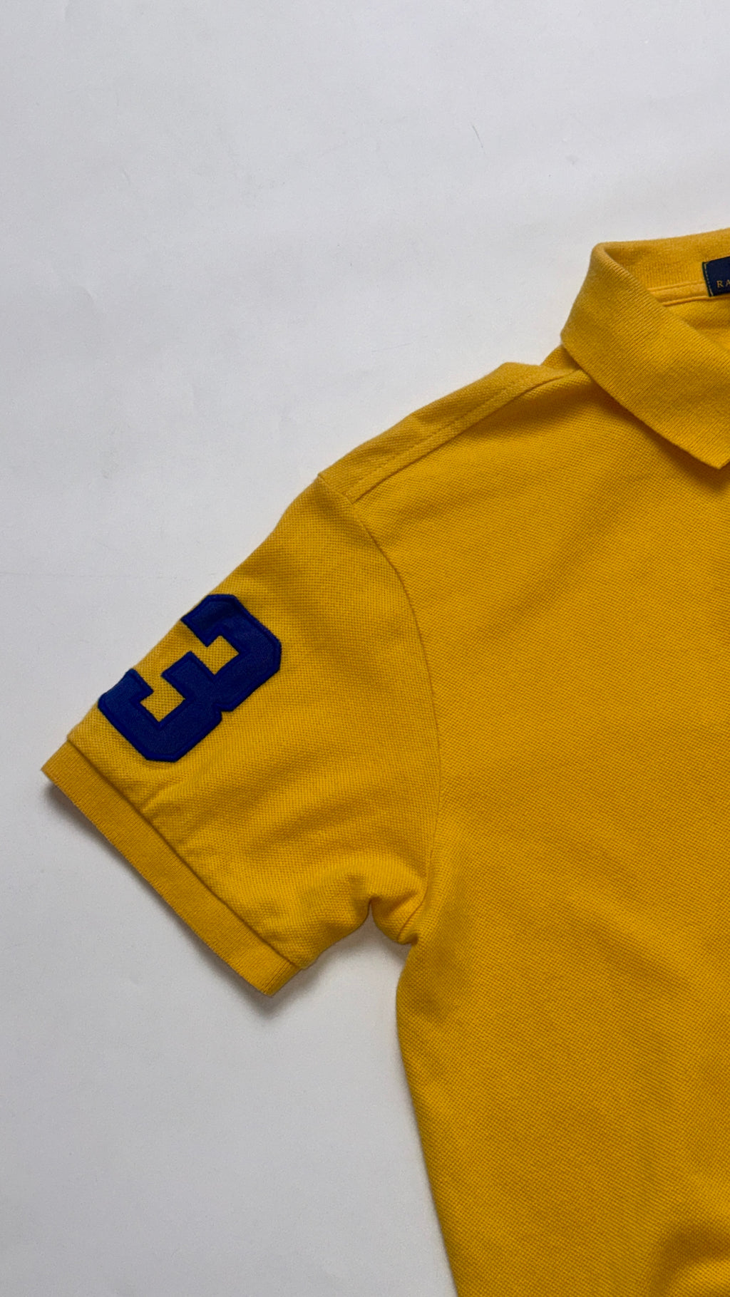 2000s Yellow Ralph Lauren Polo Tee