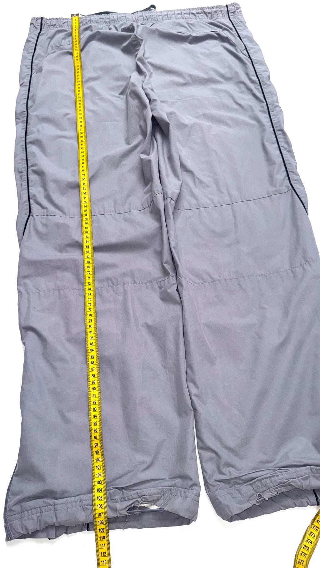 2000s Grey Nike Track Parachute Pants