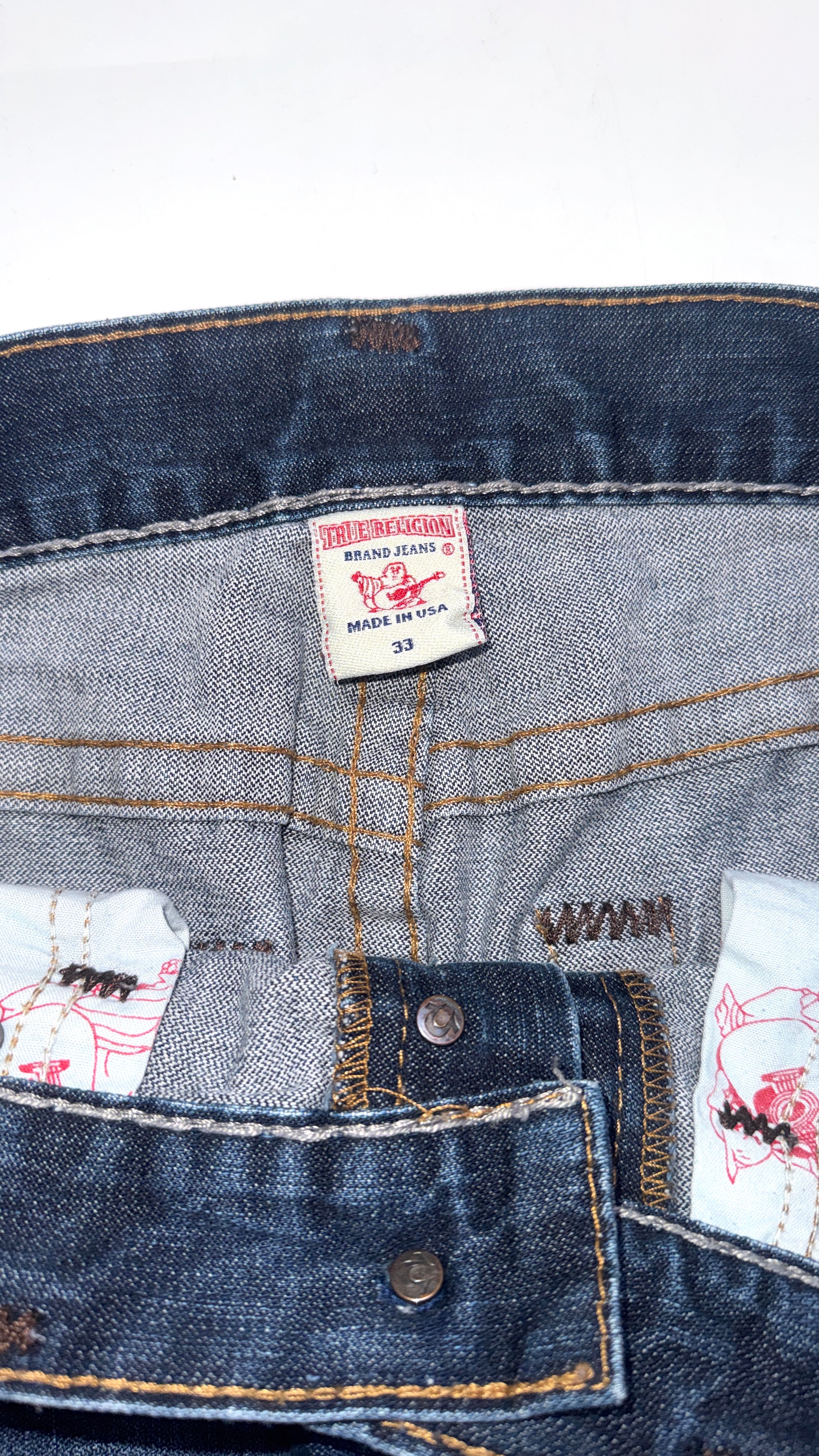 2000s True Religion Straight Fit Denim Jeans