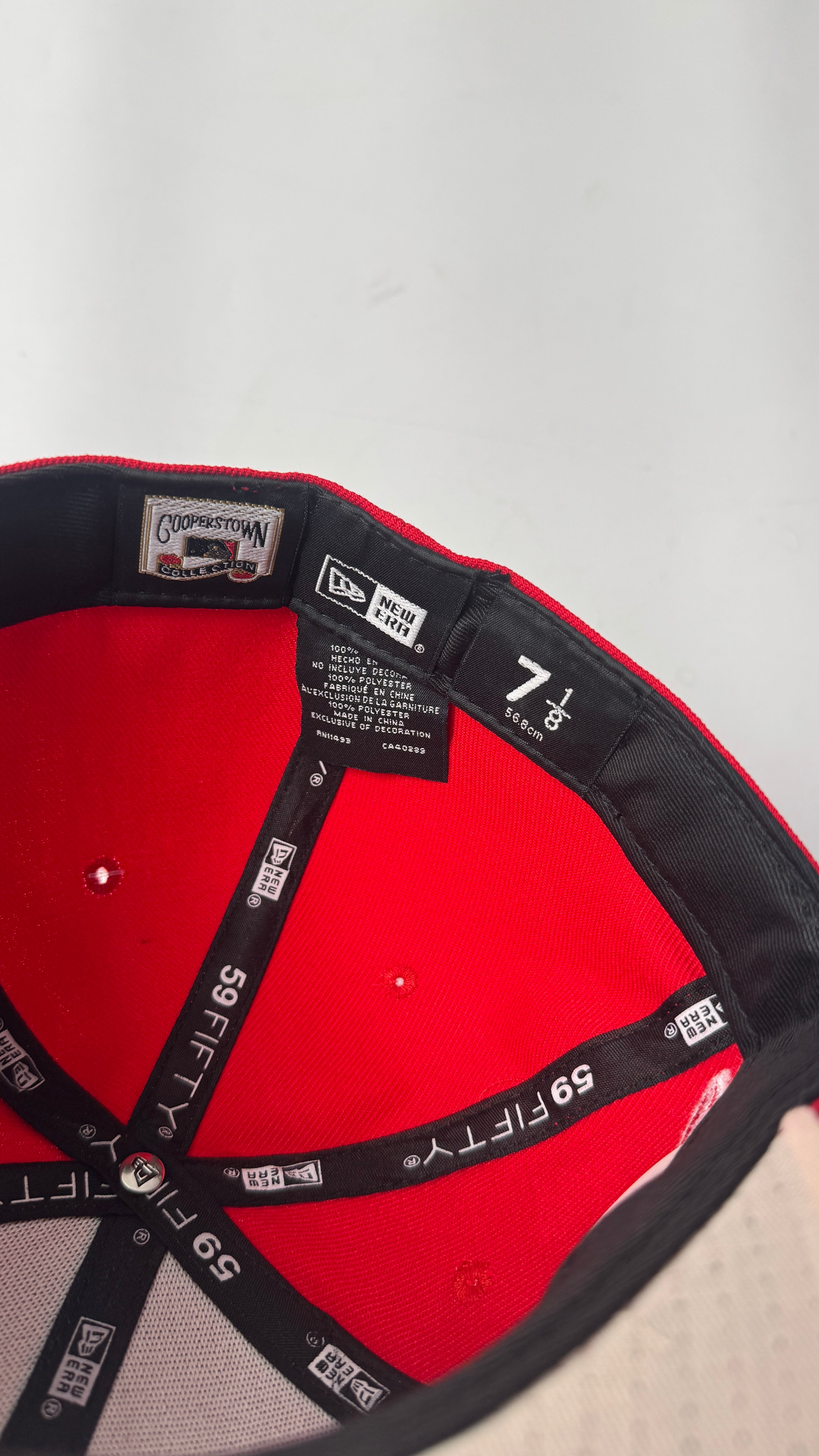 New Era Red “NY” CAP