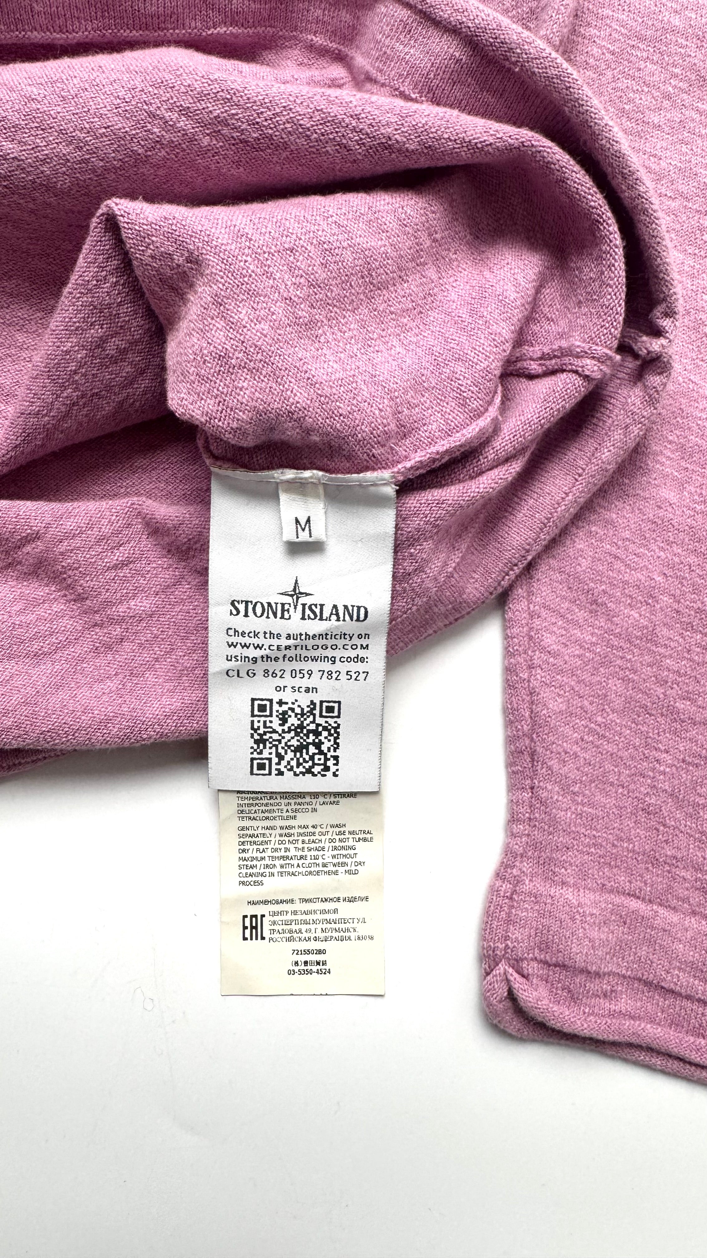 Light Pink Stone Island Sweater SS20