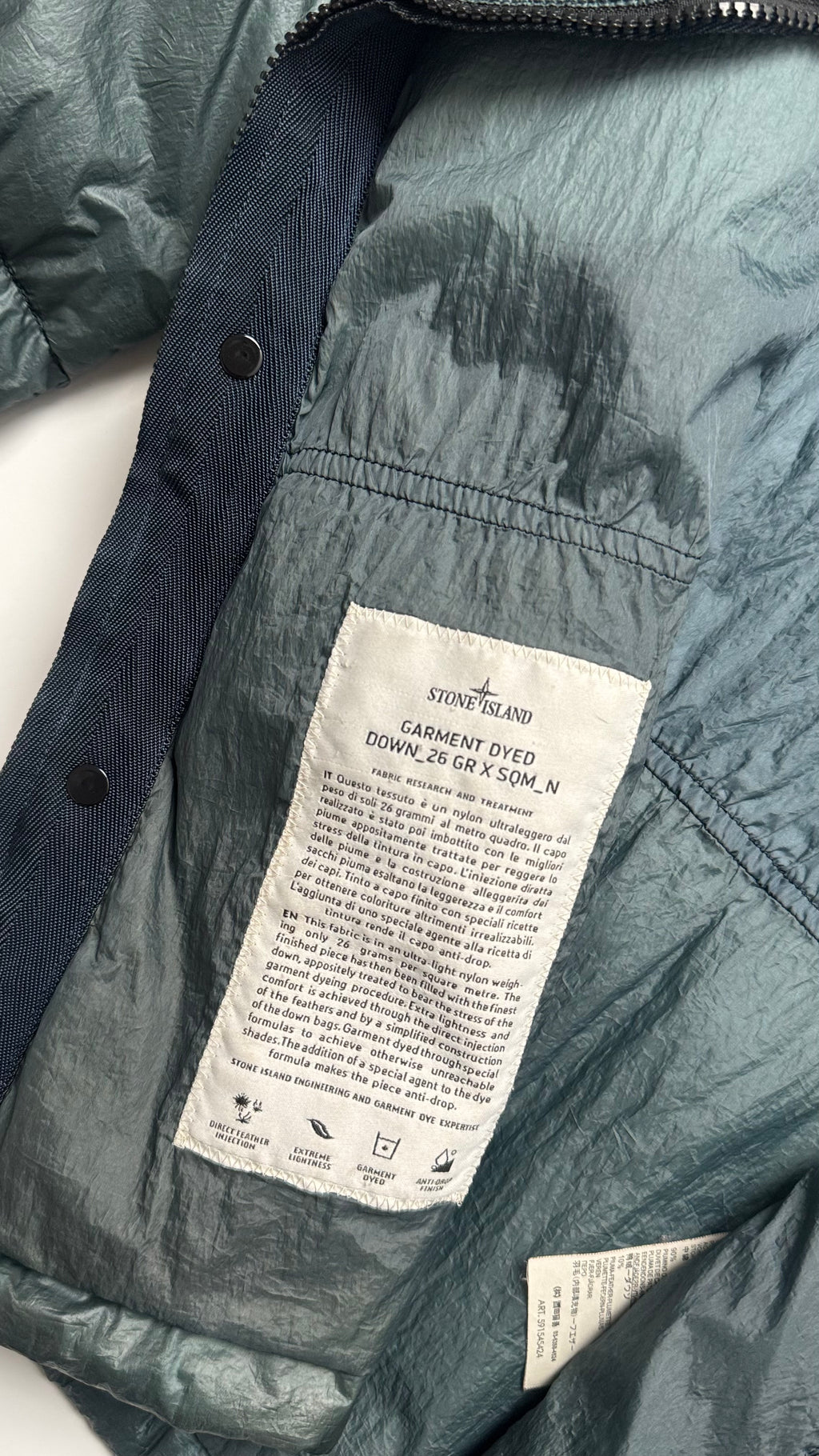 SS13 Stone Island Dark Green Puffer Jacket